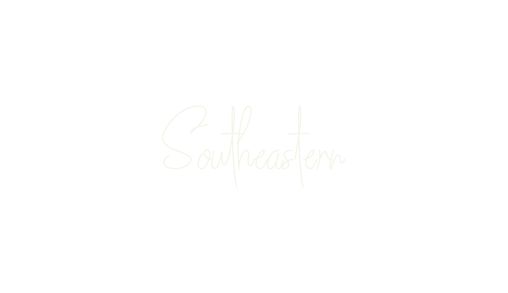 Southeastern, signature font preview