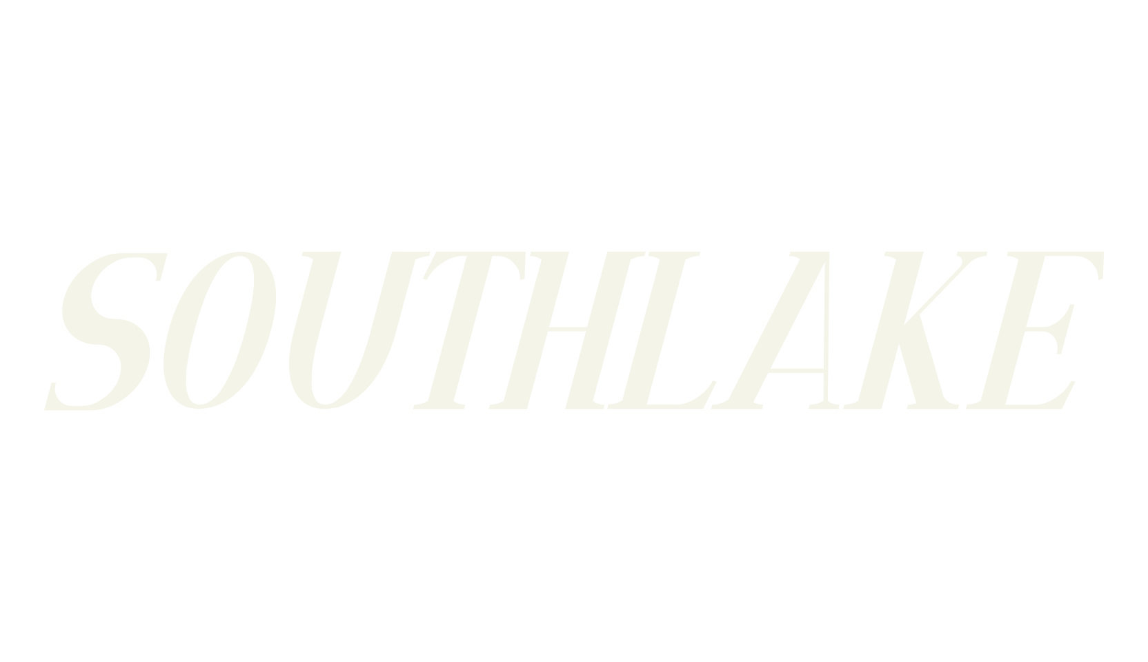 Southlake, movies font preview