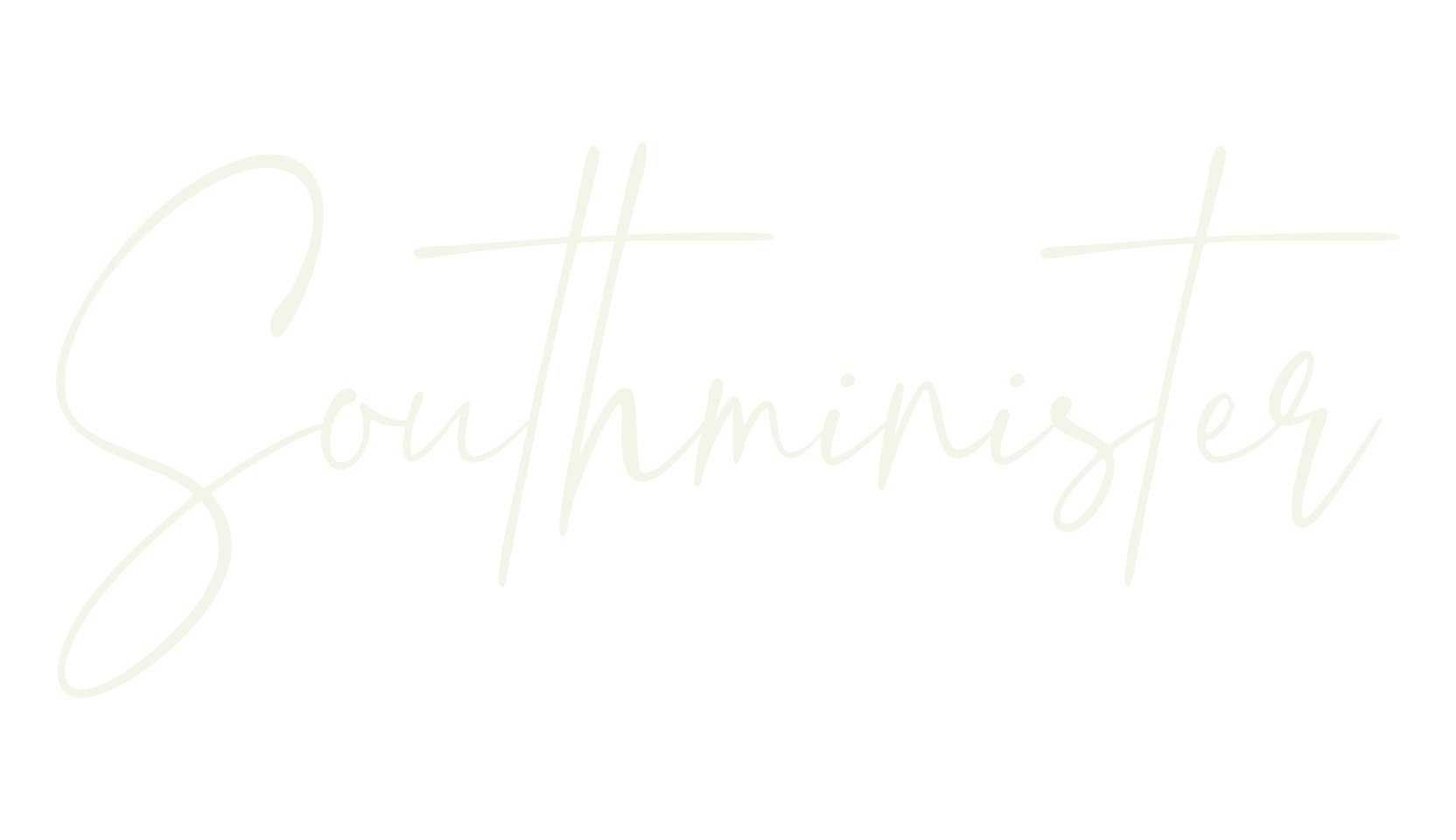 Southminister, calligraphy font preview