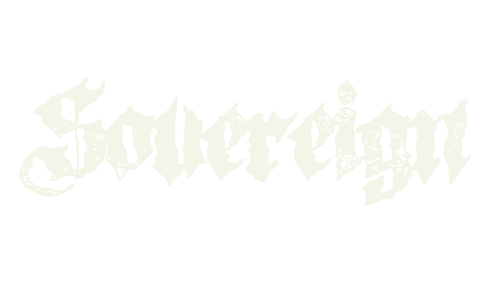 Sovereign, fantasy font preview