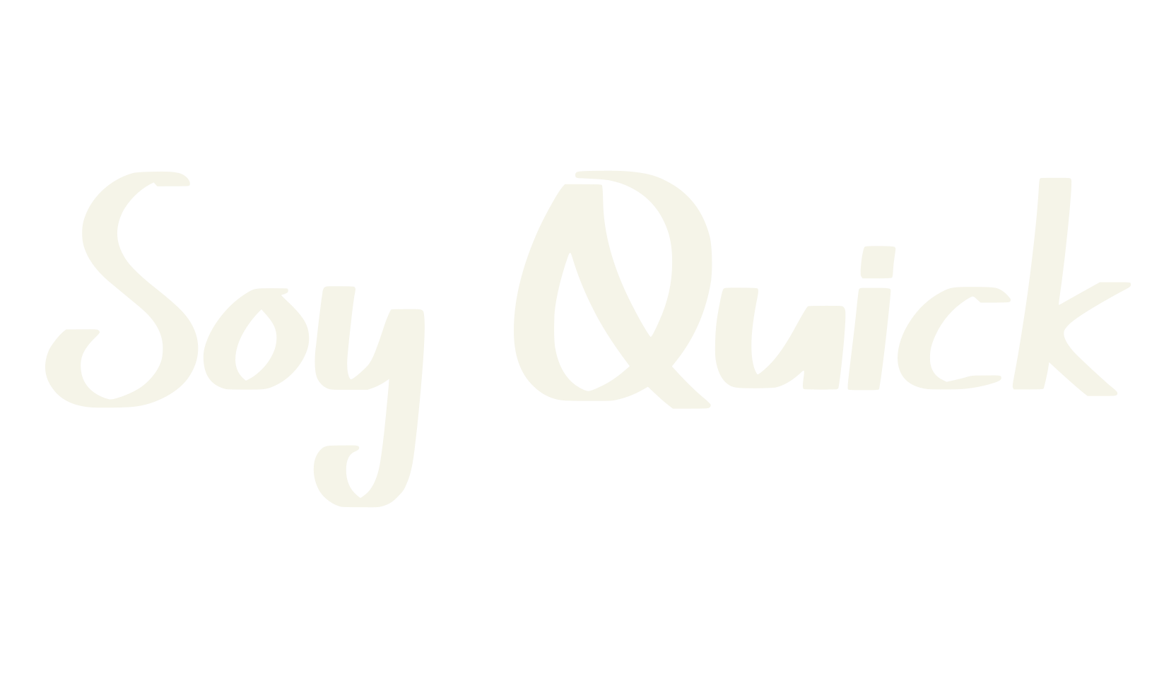 Soy Quick, alphabet font preview