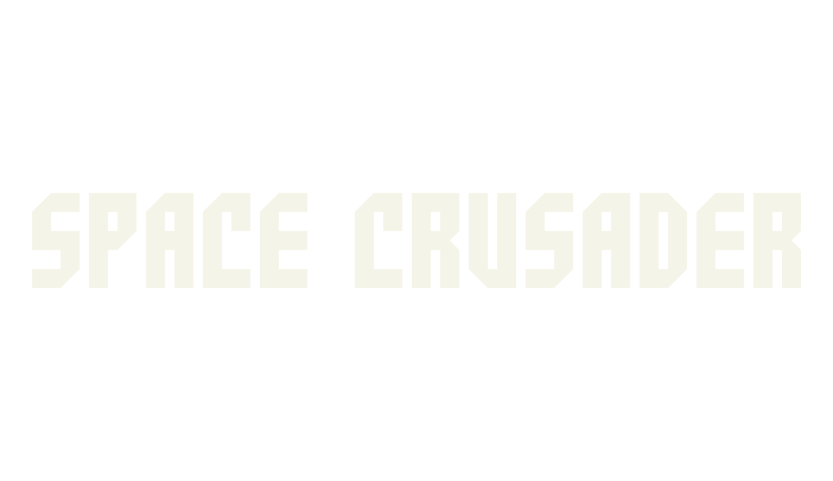 Space Crusader, display market font preview