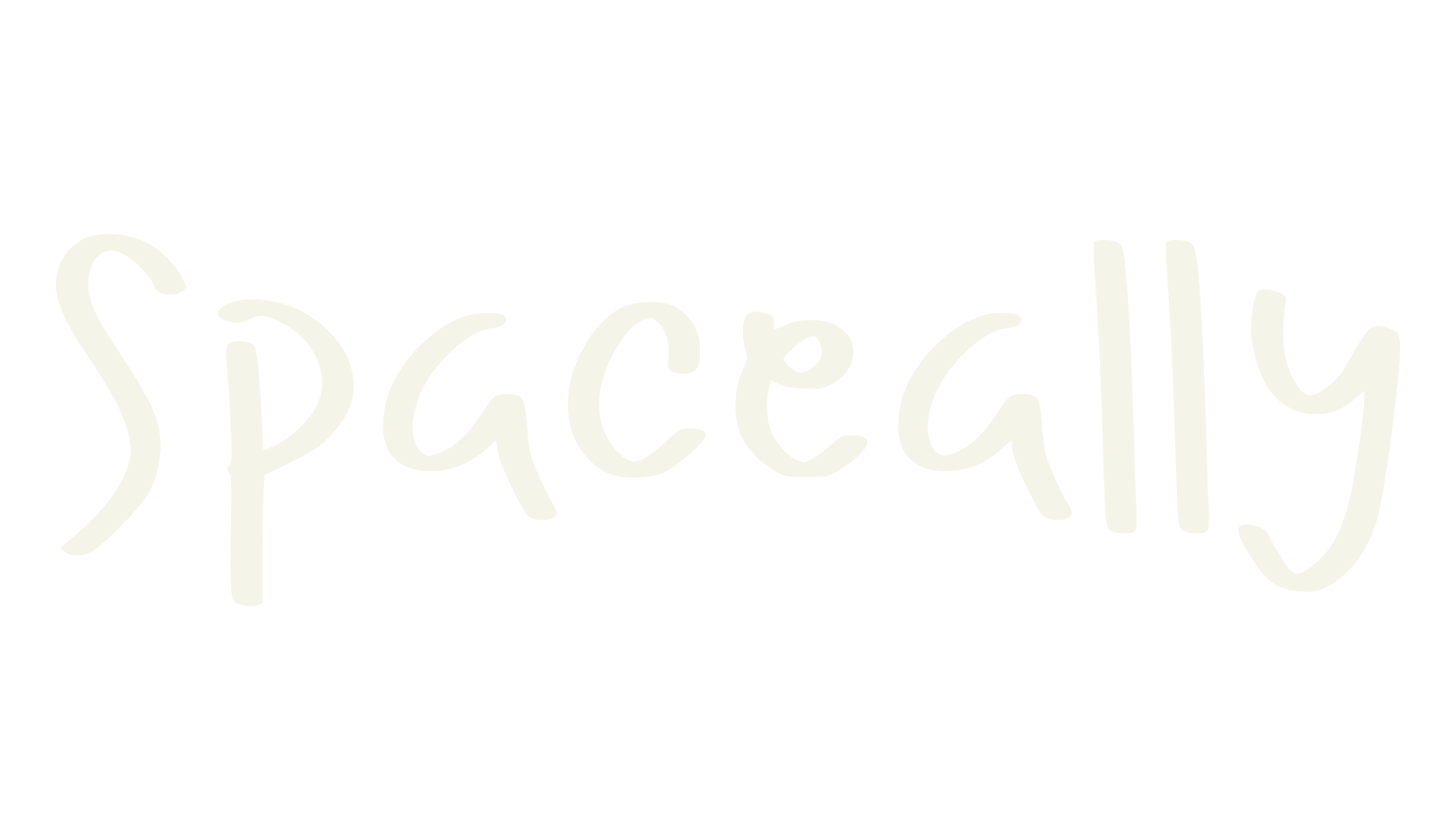 Spaceally, cursive font preview