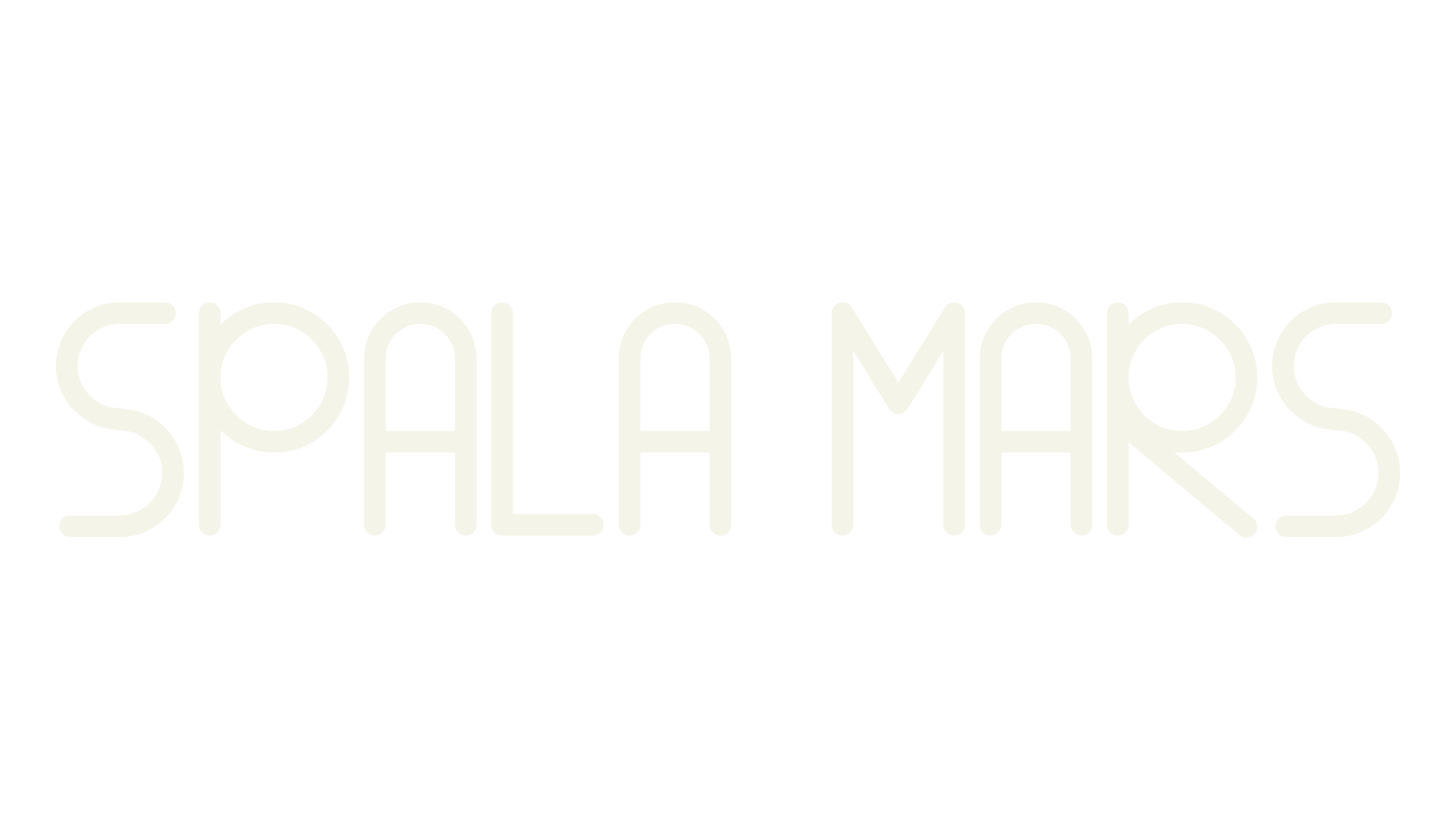 SPALA MARS, space font preview