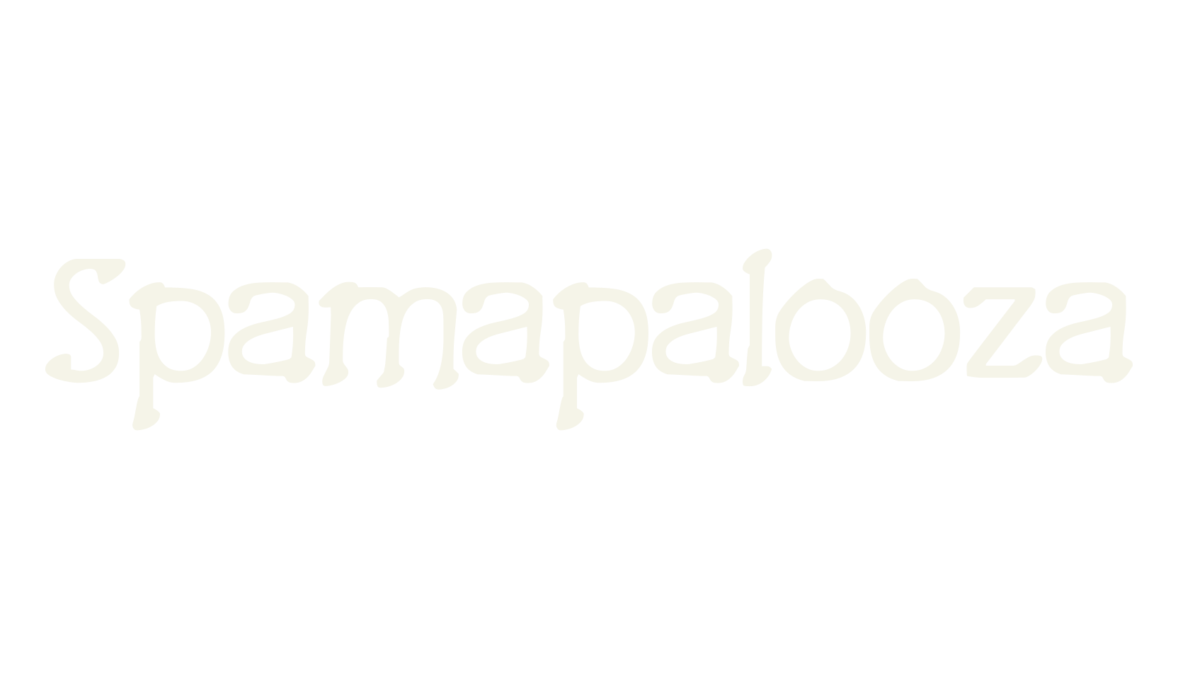 Spamapalooza, comic book font preview