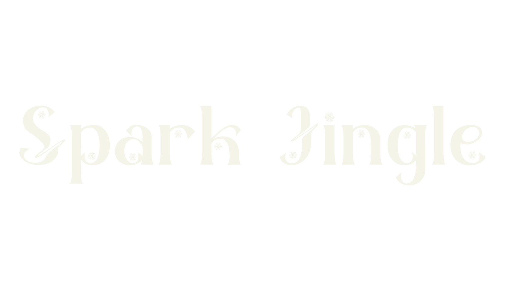 Spark Jingle, display market font preview