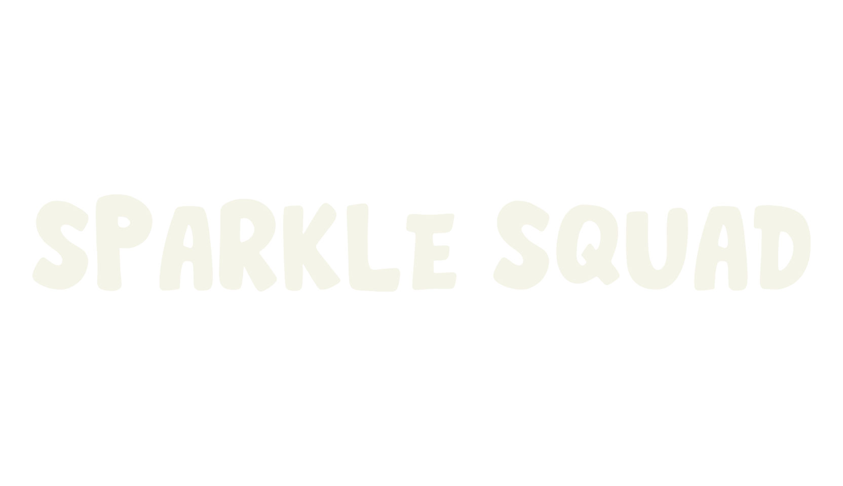 Sparkle Squad, bubble font preview