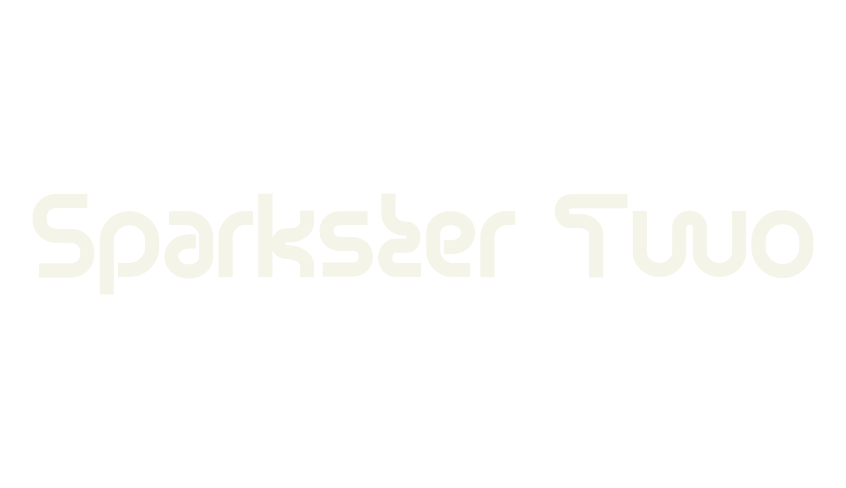 Sparkster Two, display market font preview