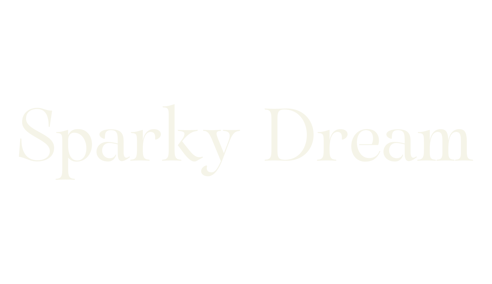 Sparky Dream, sans font preview