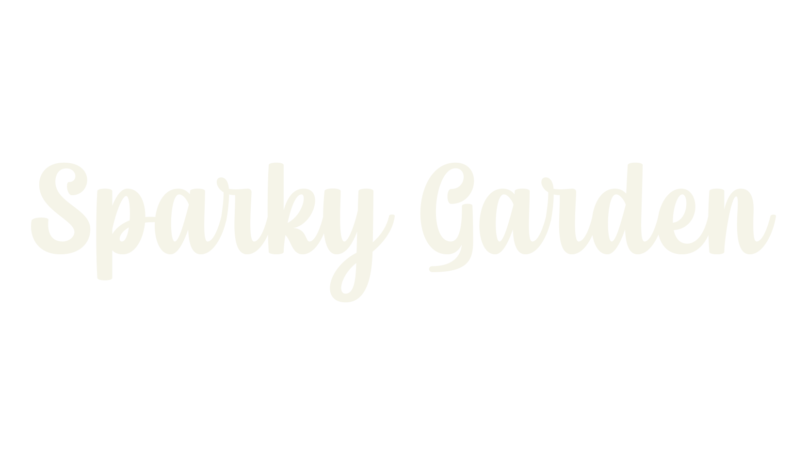 Sparky Garden, calligraphy font preview