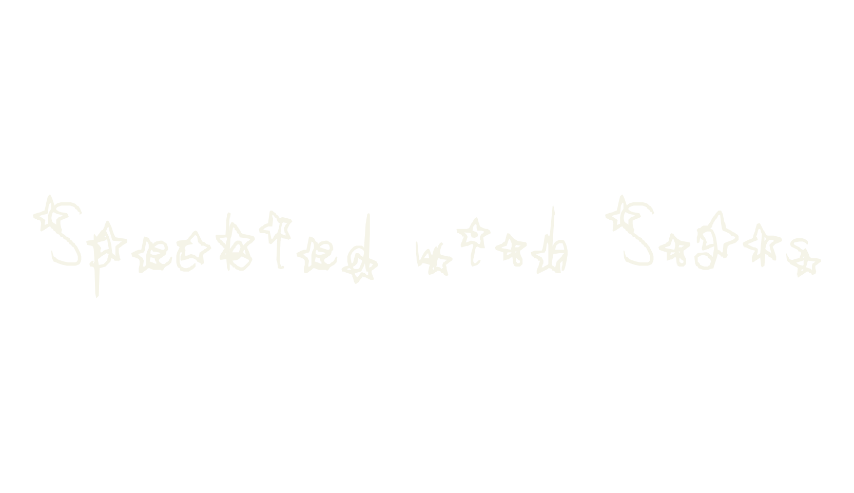 Speckled with Stars, stars font preview