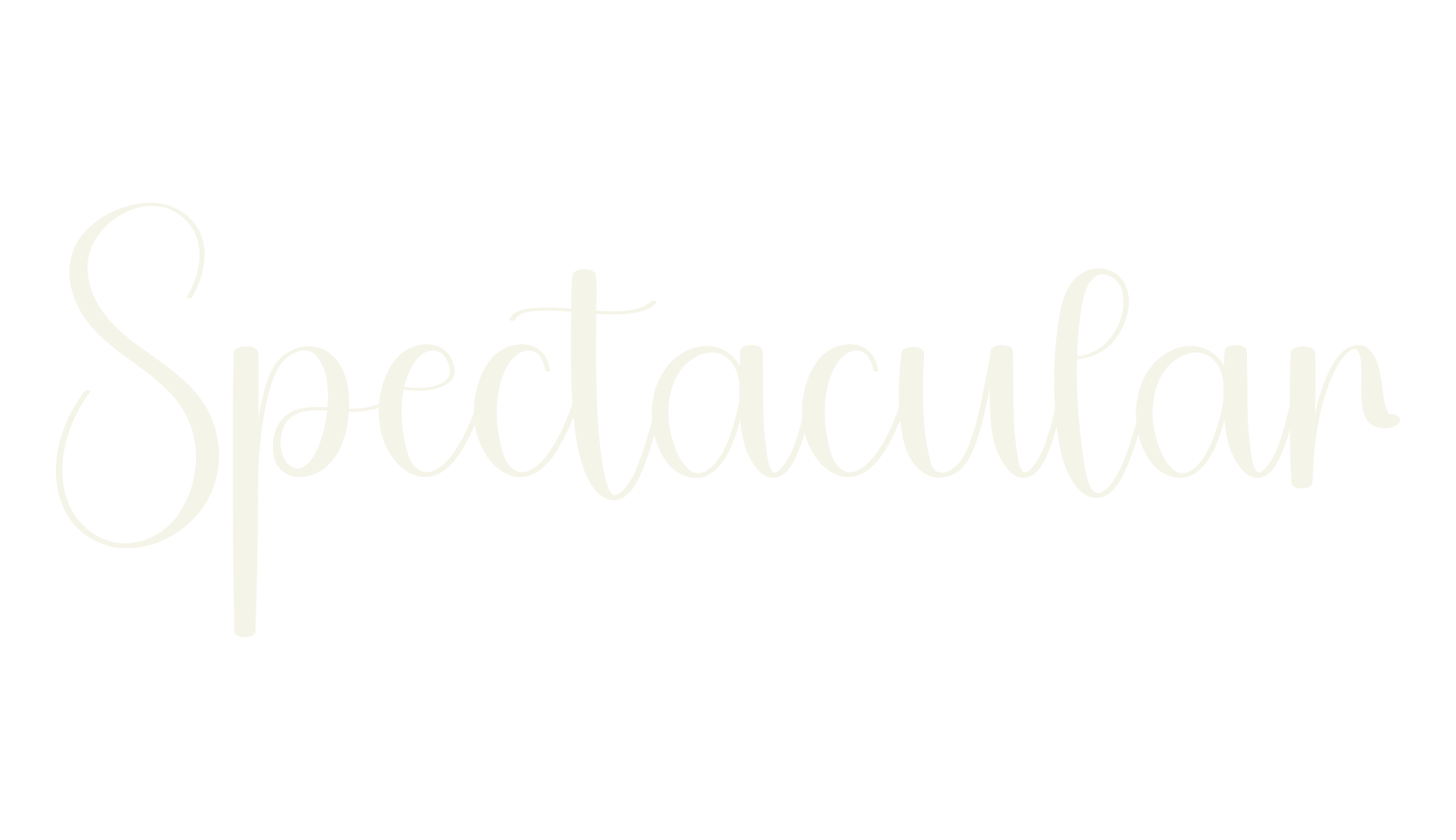 Spectacular, beach font preview