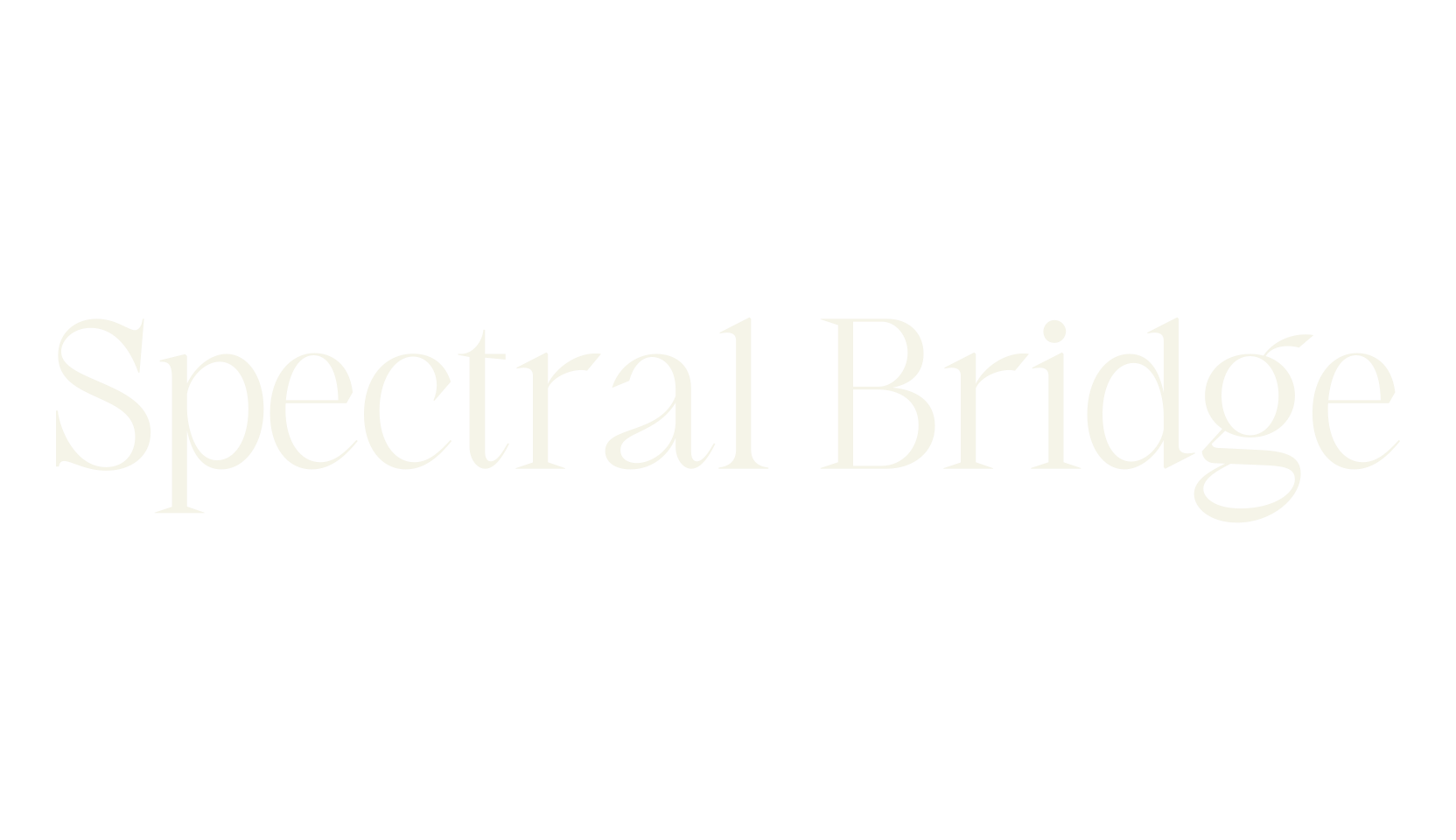Spectral Bridge, elegant font preview