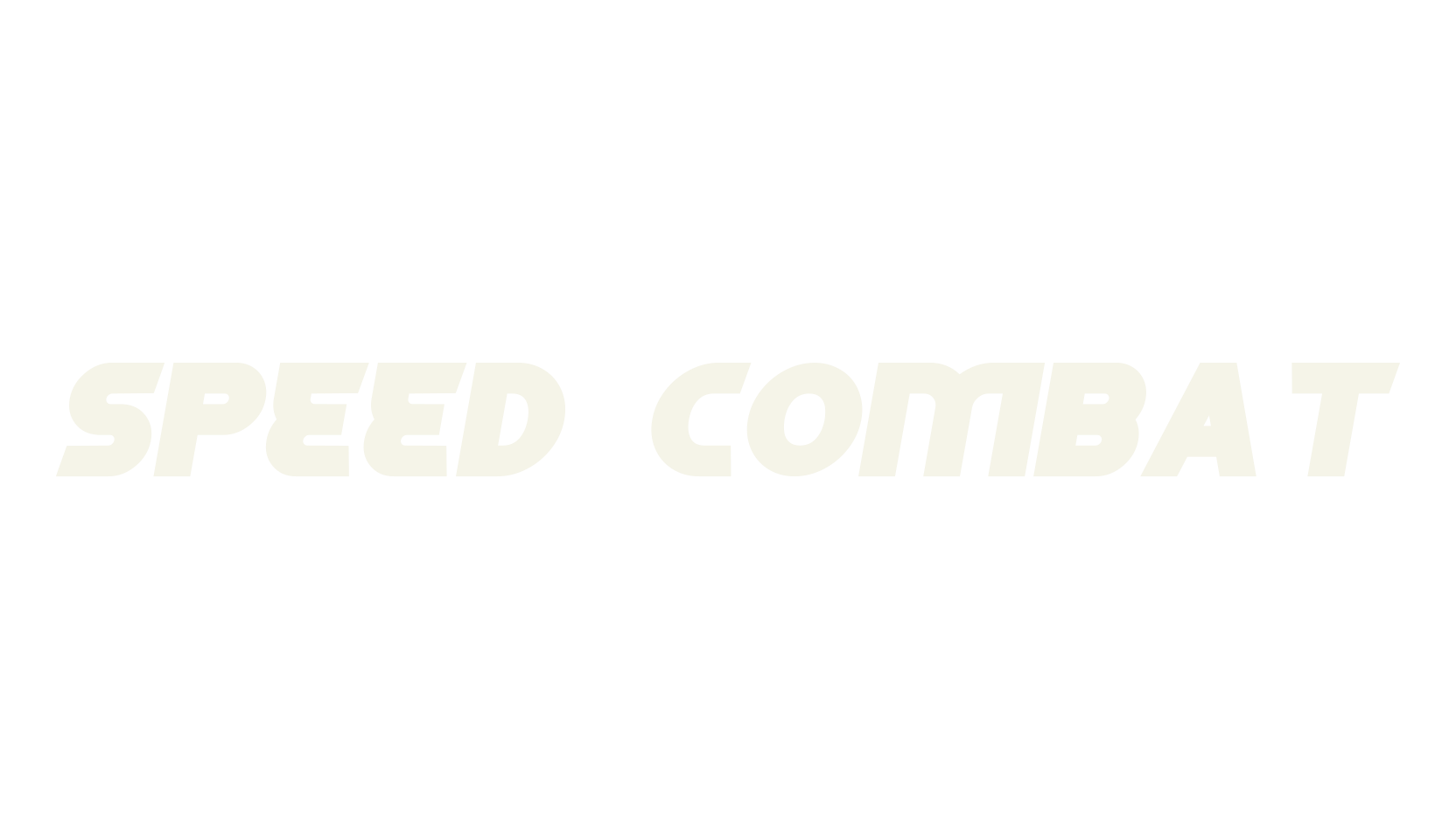 Speed Combat, sports font preview