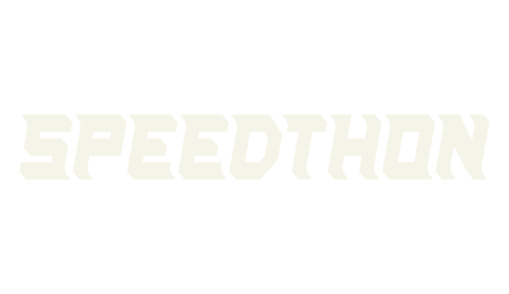 Speedthon, racing font preview