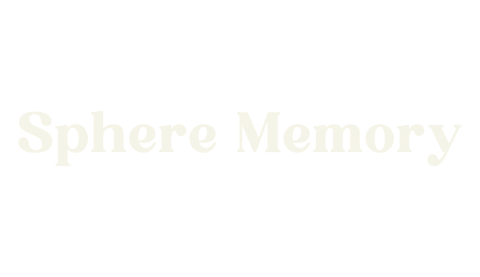 Sphere Memory, serif font preview