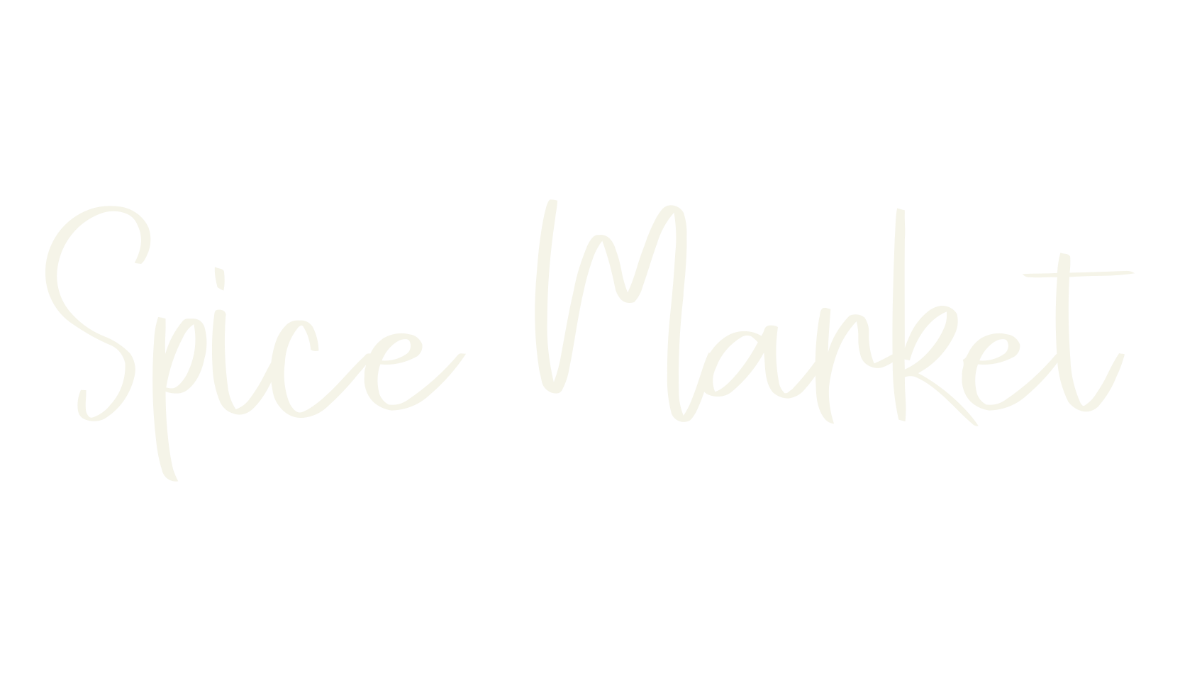 Spice Market, handwriting font preview