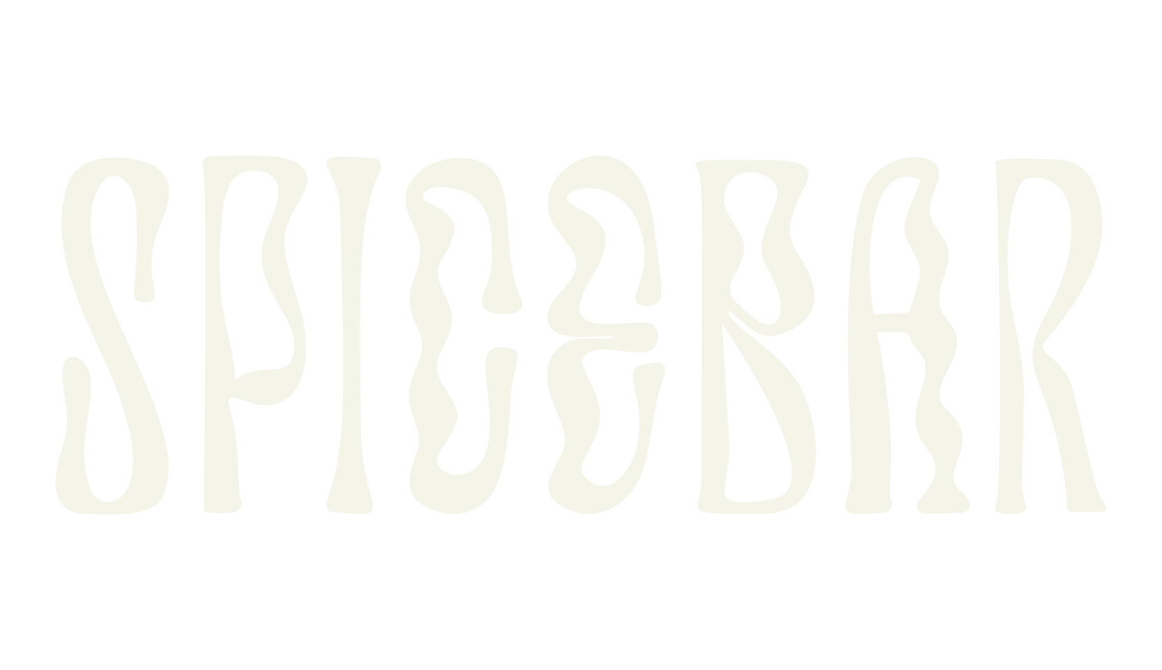 Spicebar, psychedelic font preview