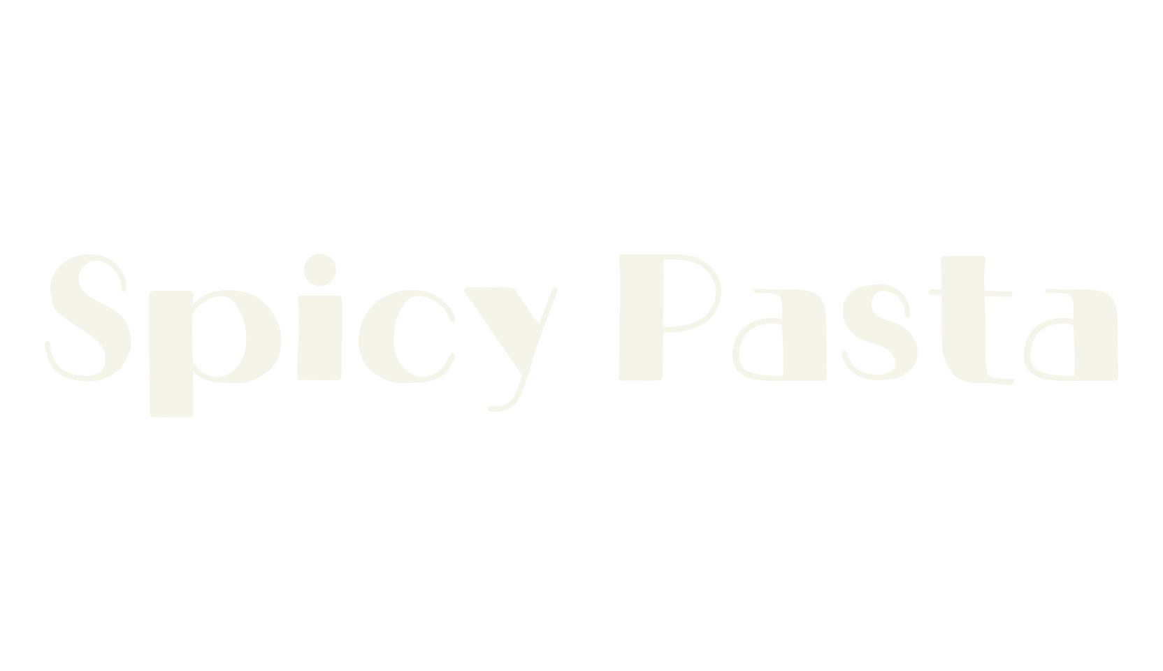 Spicy Pasta, handwritten font preview