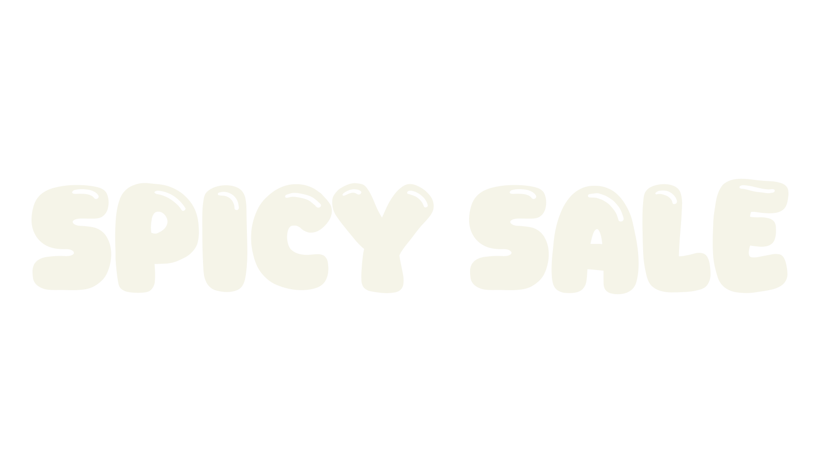 Spicy Sale, display market font preview