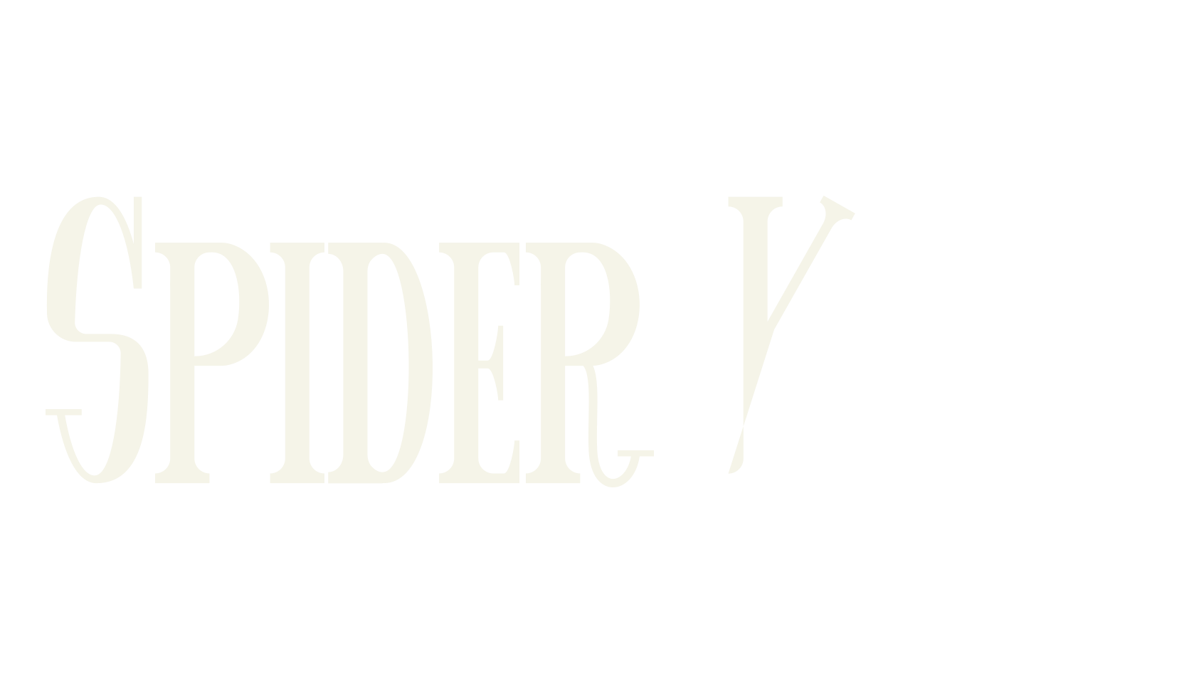 Spider King, quirky font preview