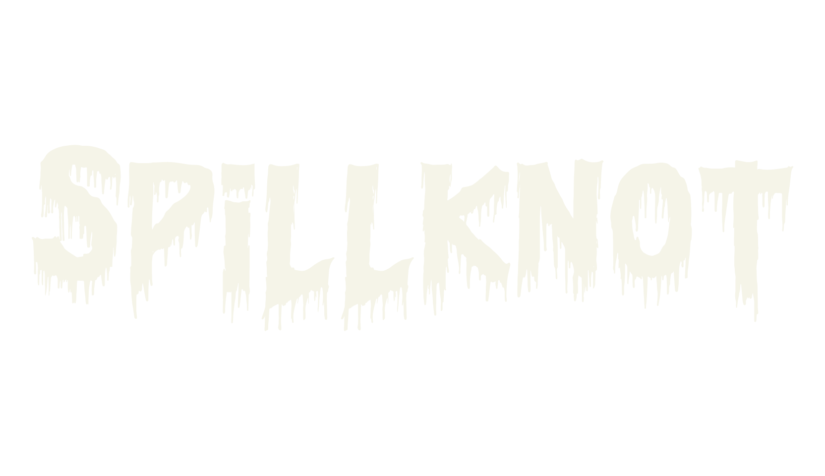 Spillknot, blood font preview