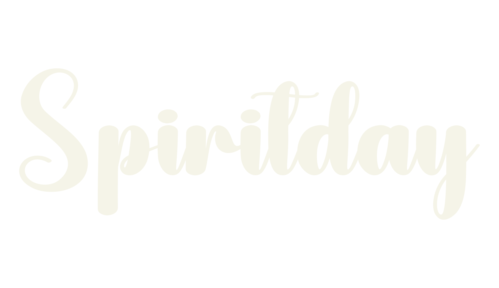 Spiritday, calligraphy font preview