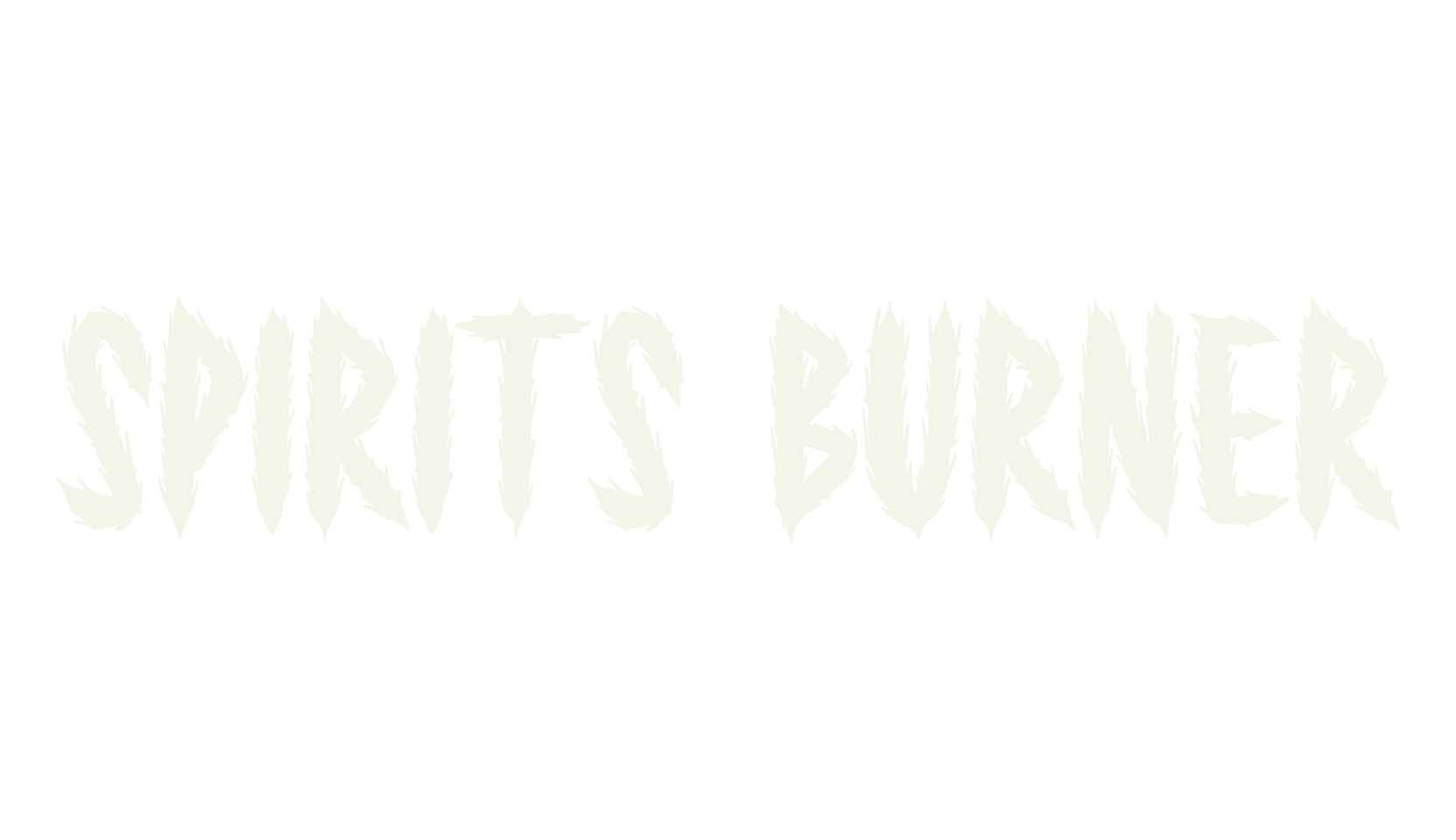 Spirits Burner, fantasy font preview