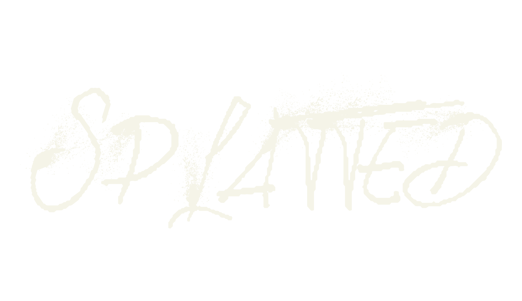 SPLATTED, fashion script font preview