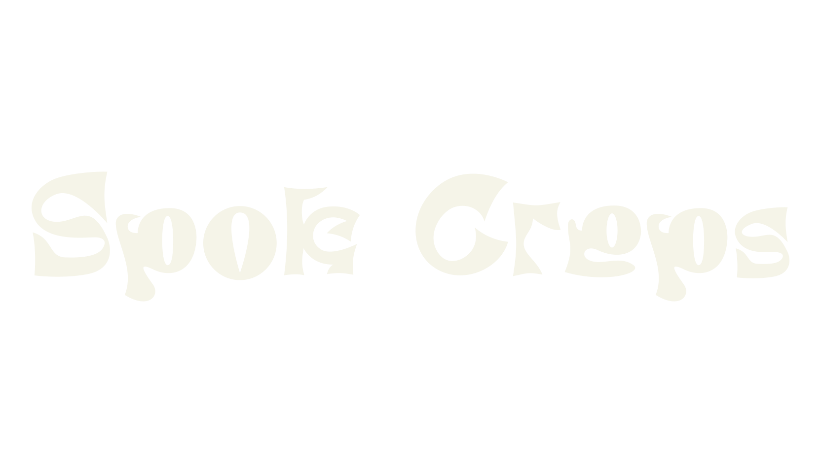 Spok Creps, abstract font preview