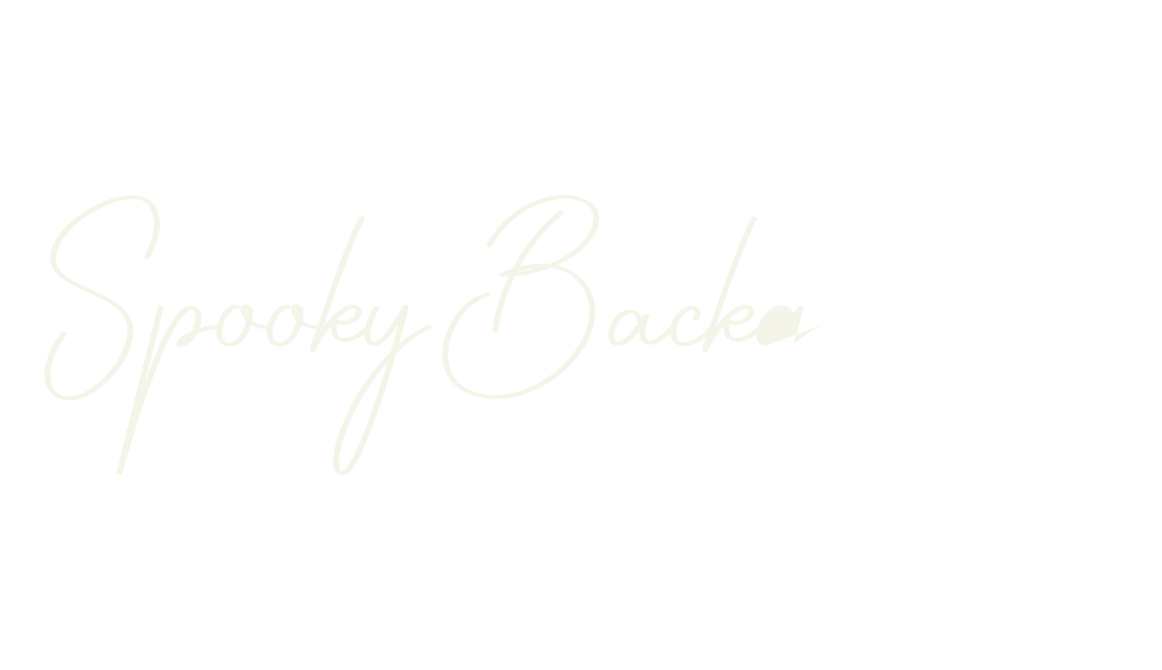 Spooky Background, calligraphy font preview