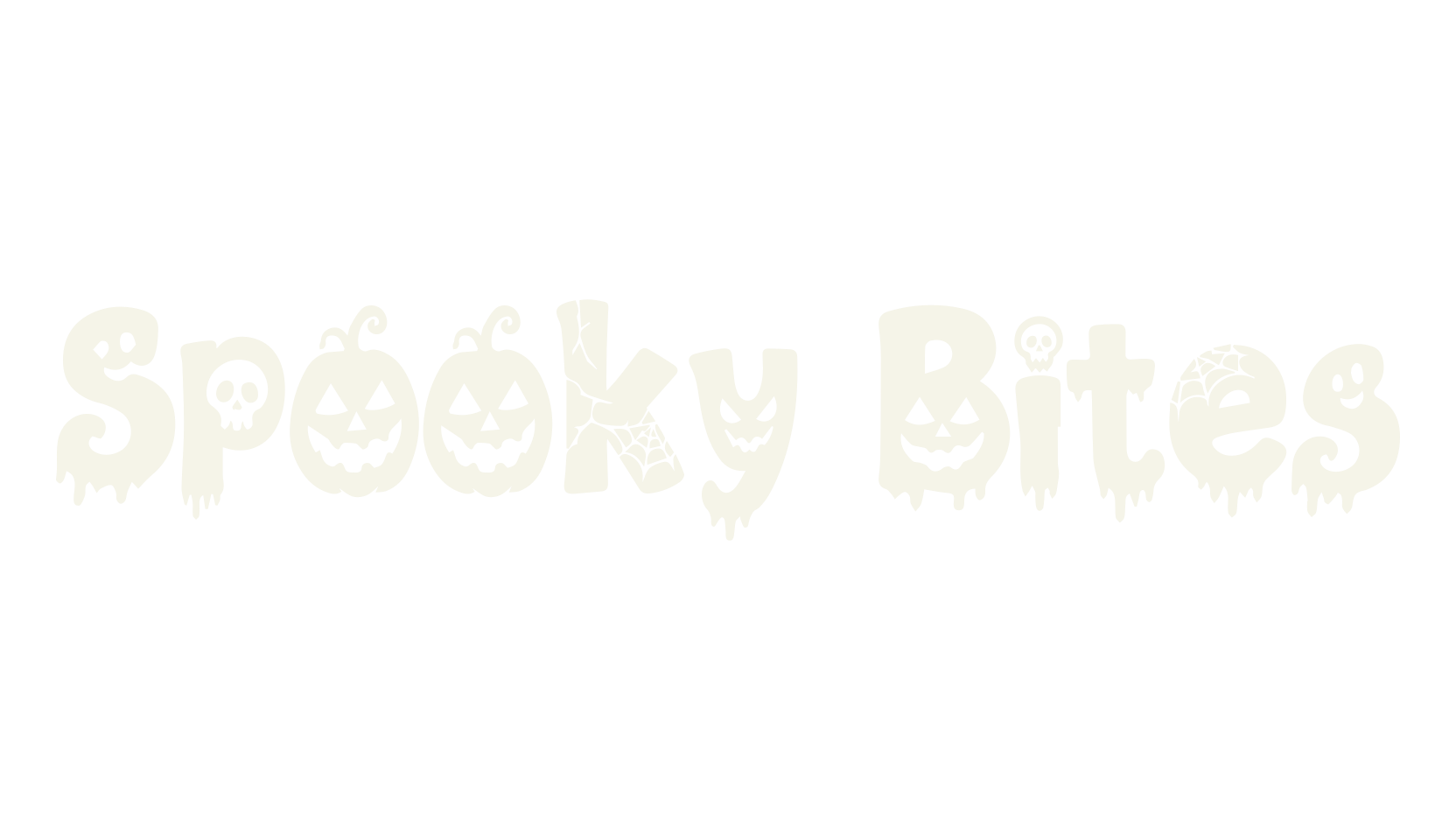 Spooky Bites, fall font preview