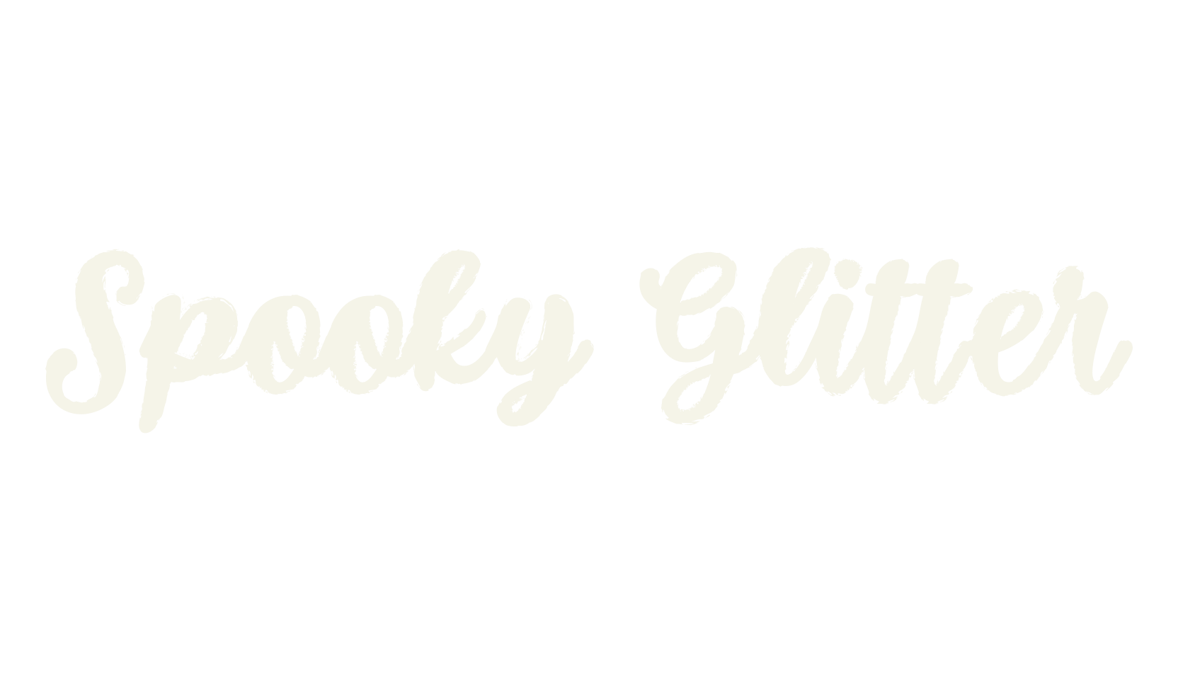 Spooky Glitter, handwritten font preview