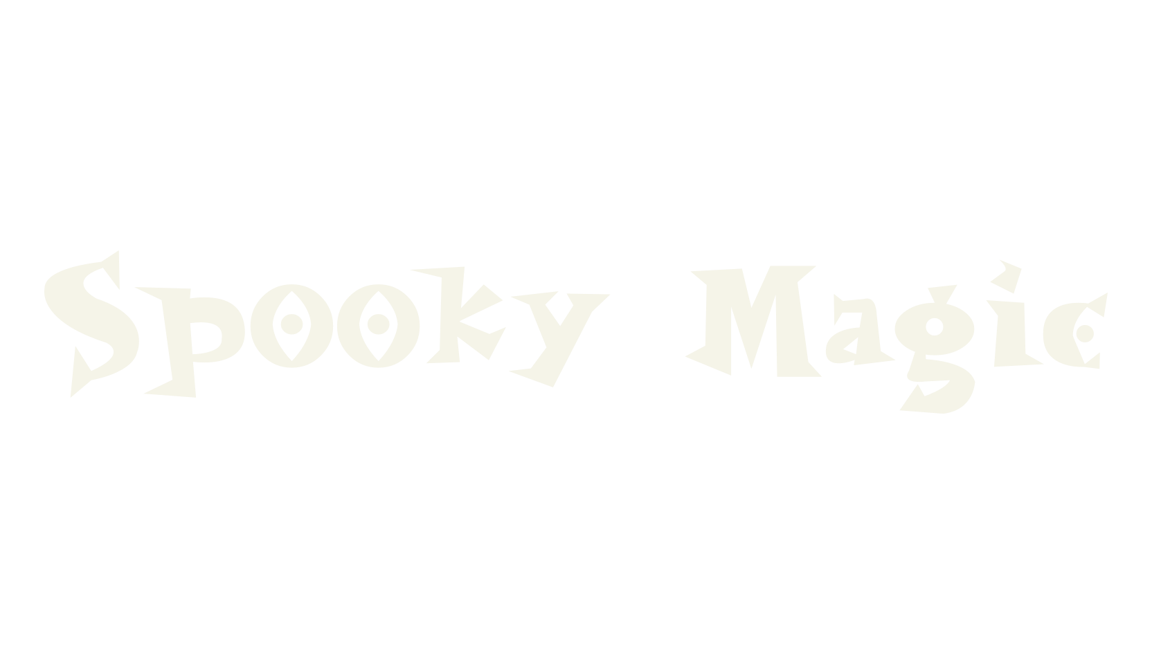 Spooky Magic, display market font preview