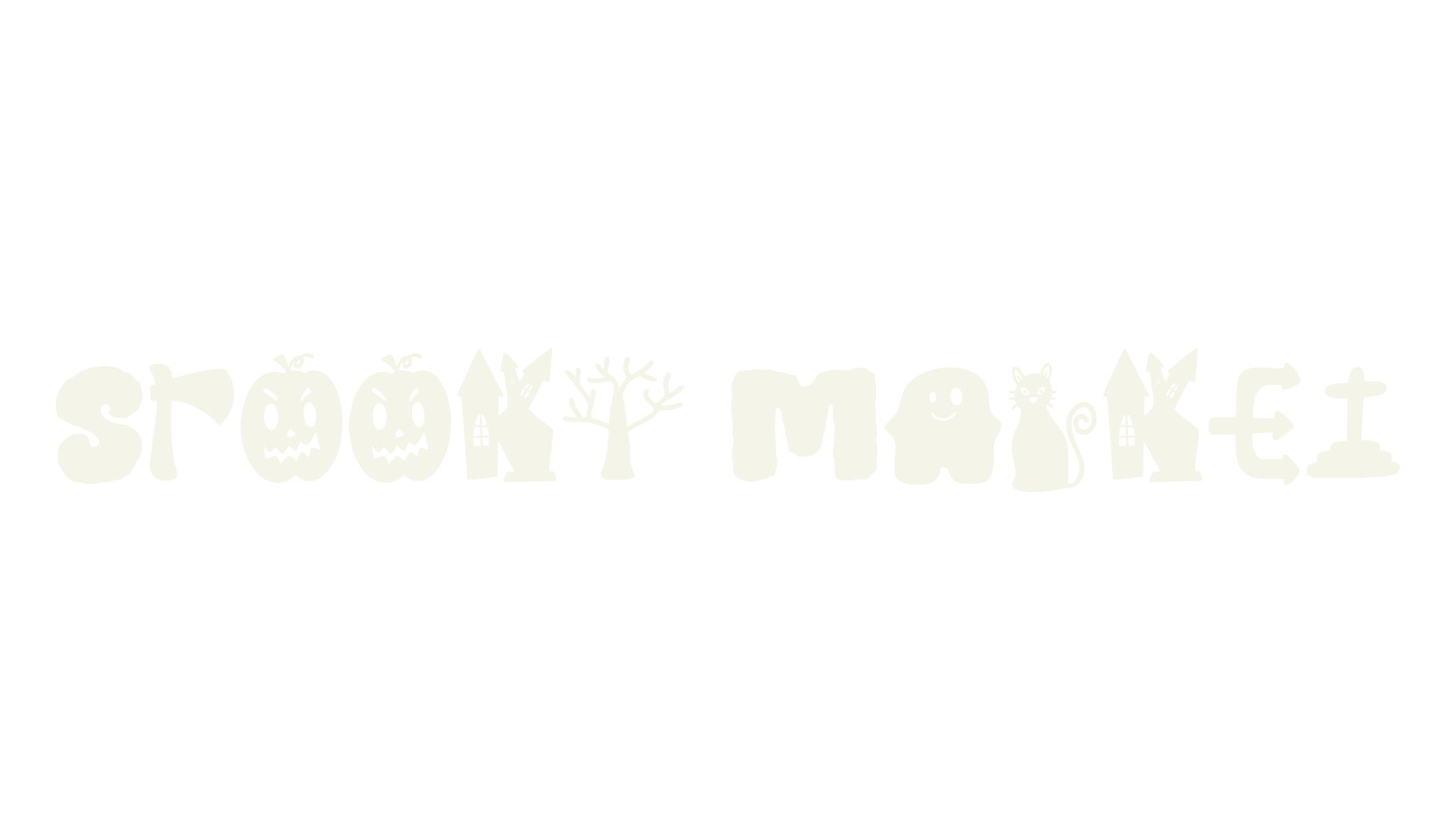 Spooky Market, spooky font preview