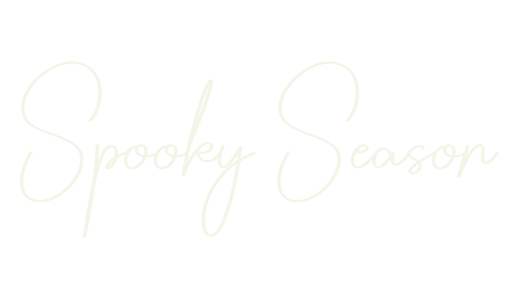 Spooky Season, handwriting font preview