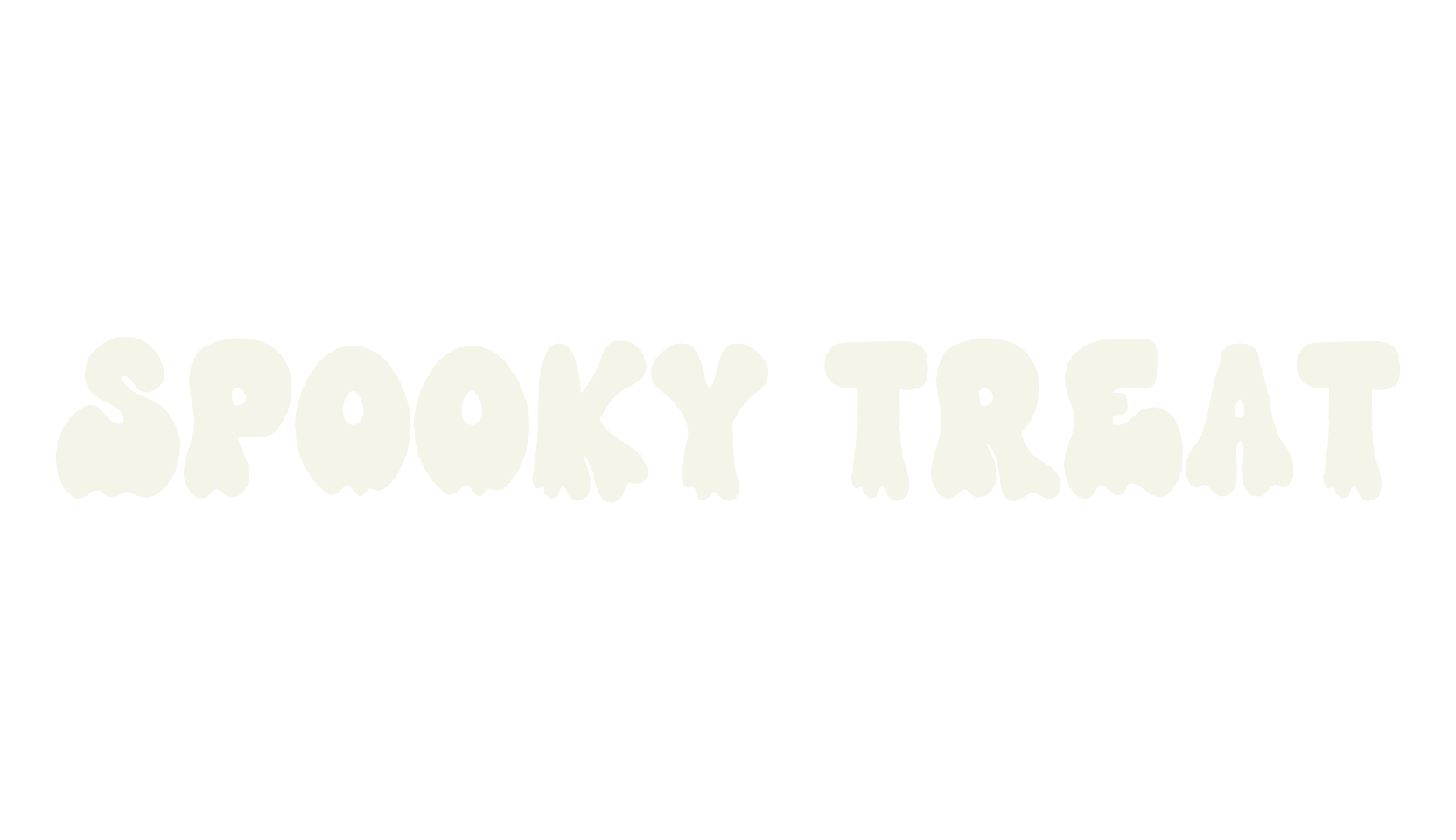 Spooky Treat, spooky font preview