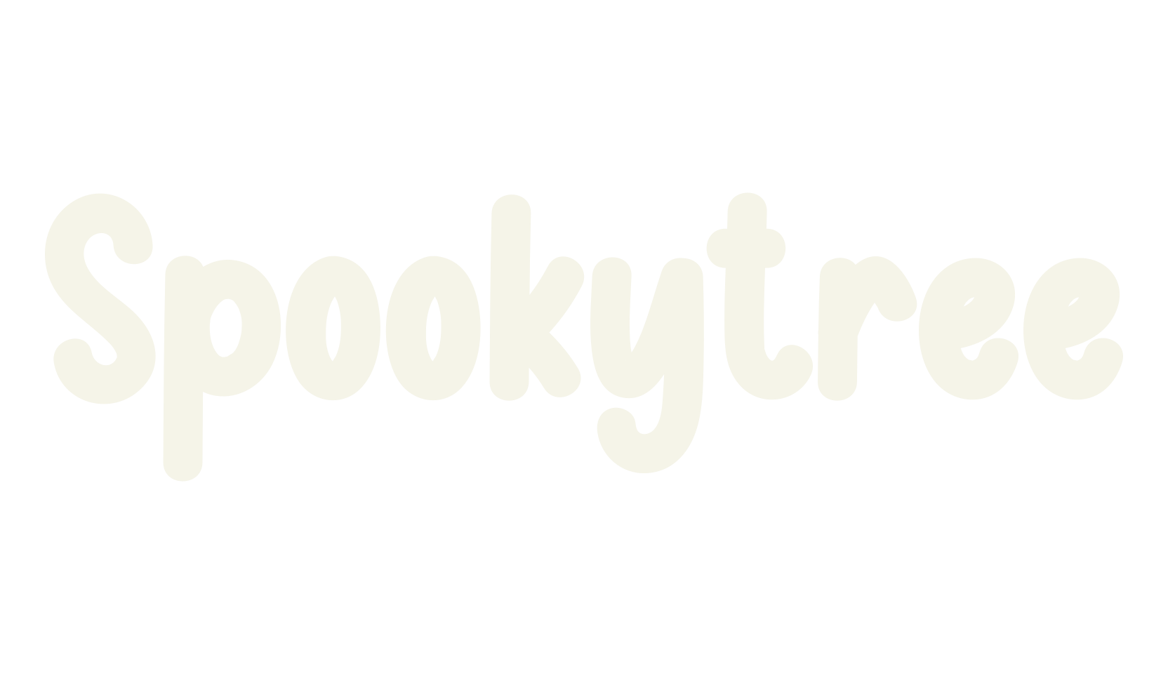 Spookytree, handwriting font preview