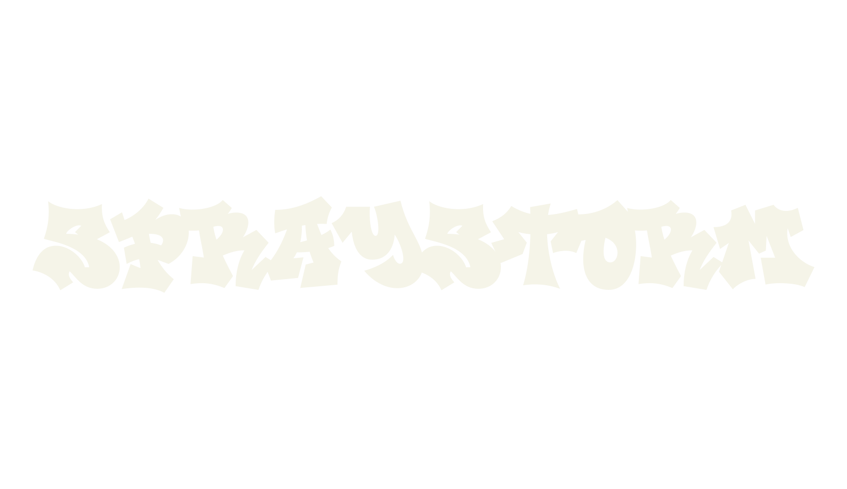 Spraystorm, graffiti font preview
