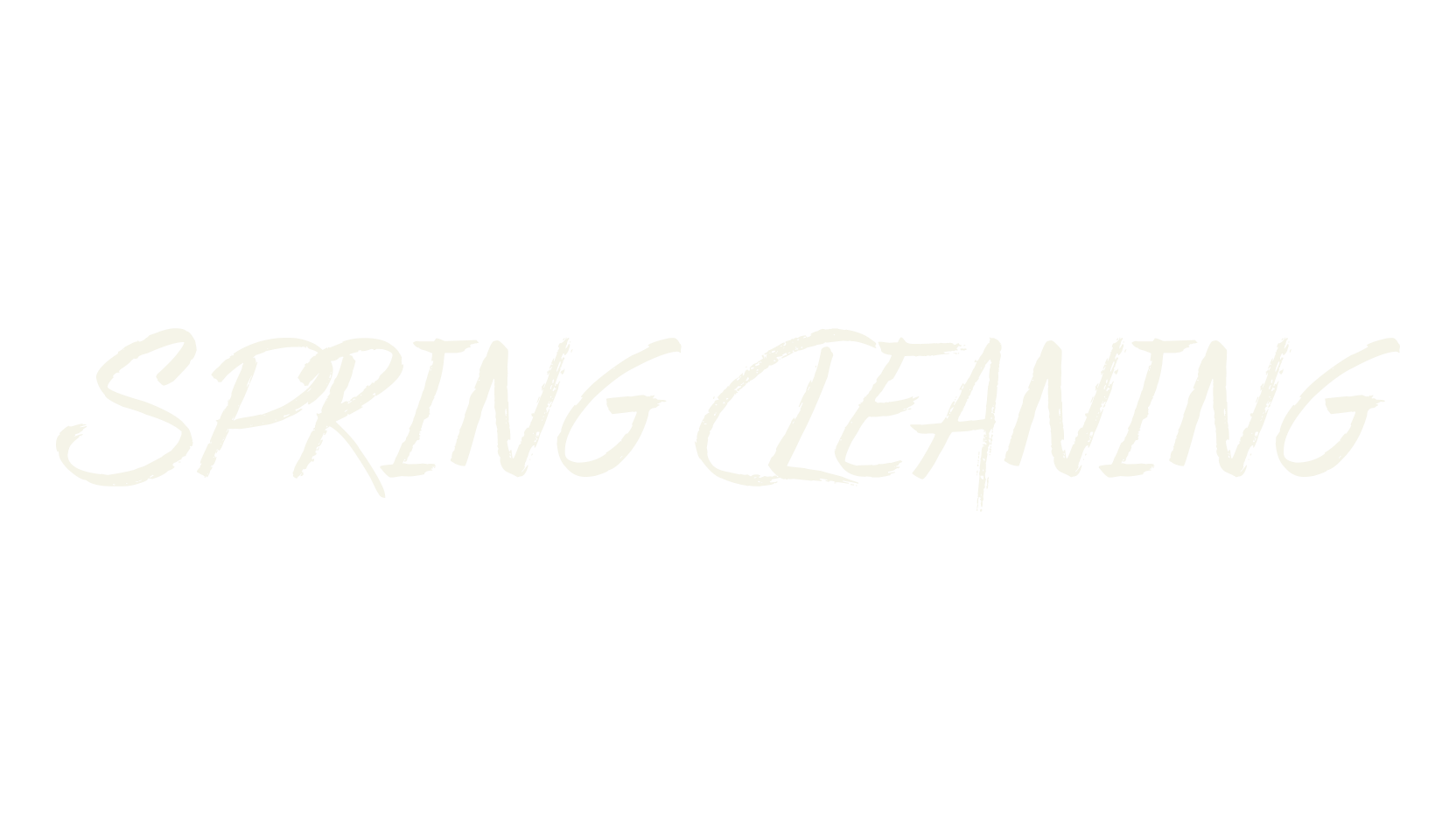 Spring Cleaning, fashion script font preview