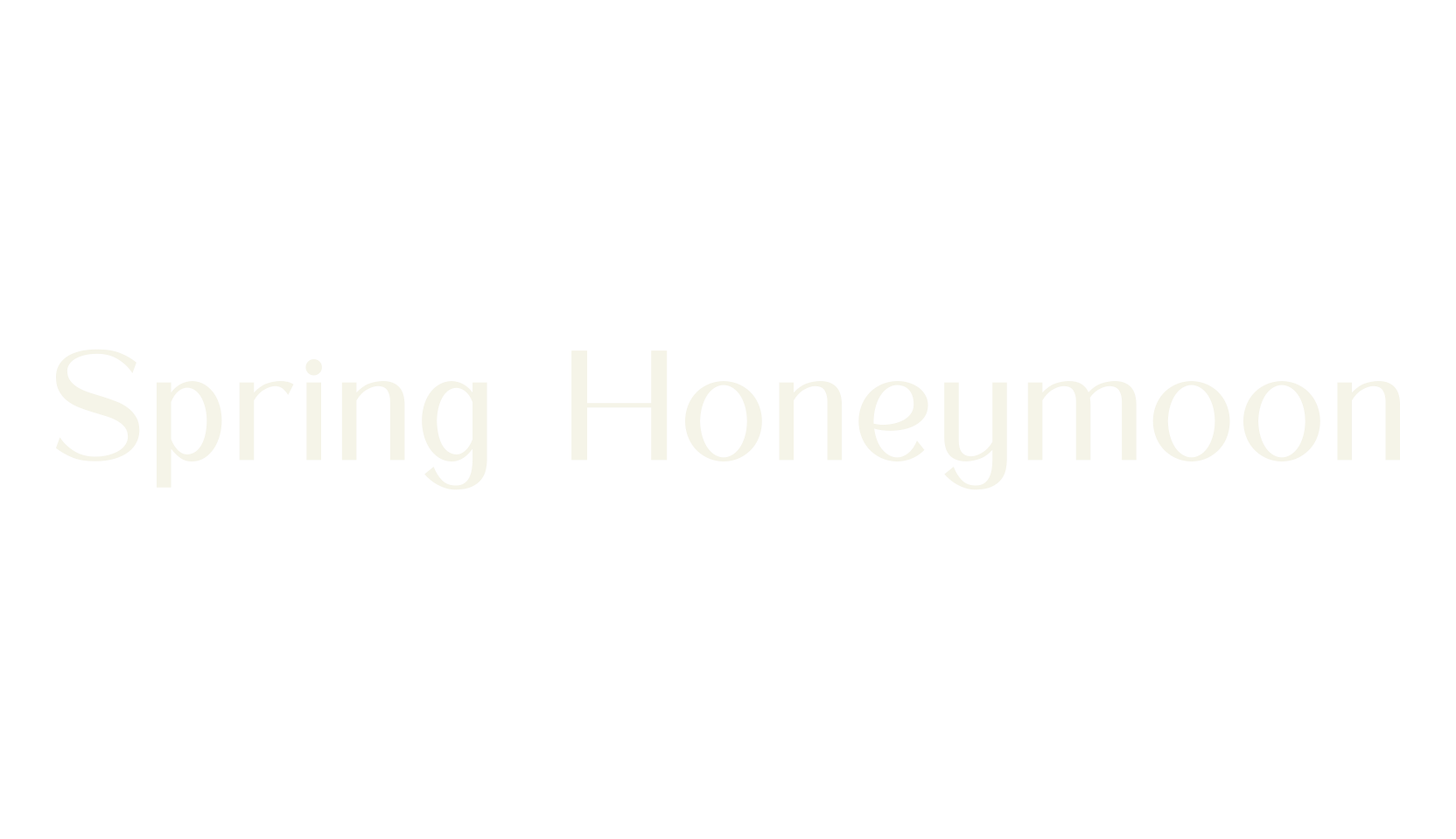 Spring Honeymoon, cool font preview