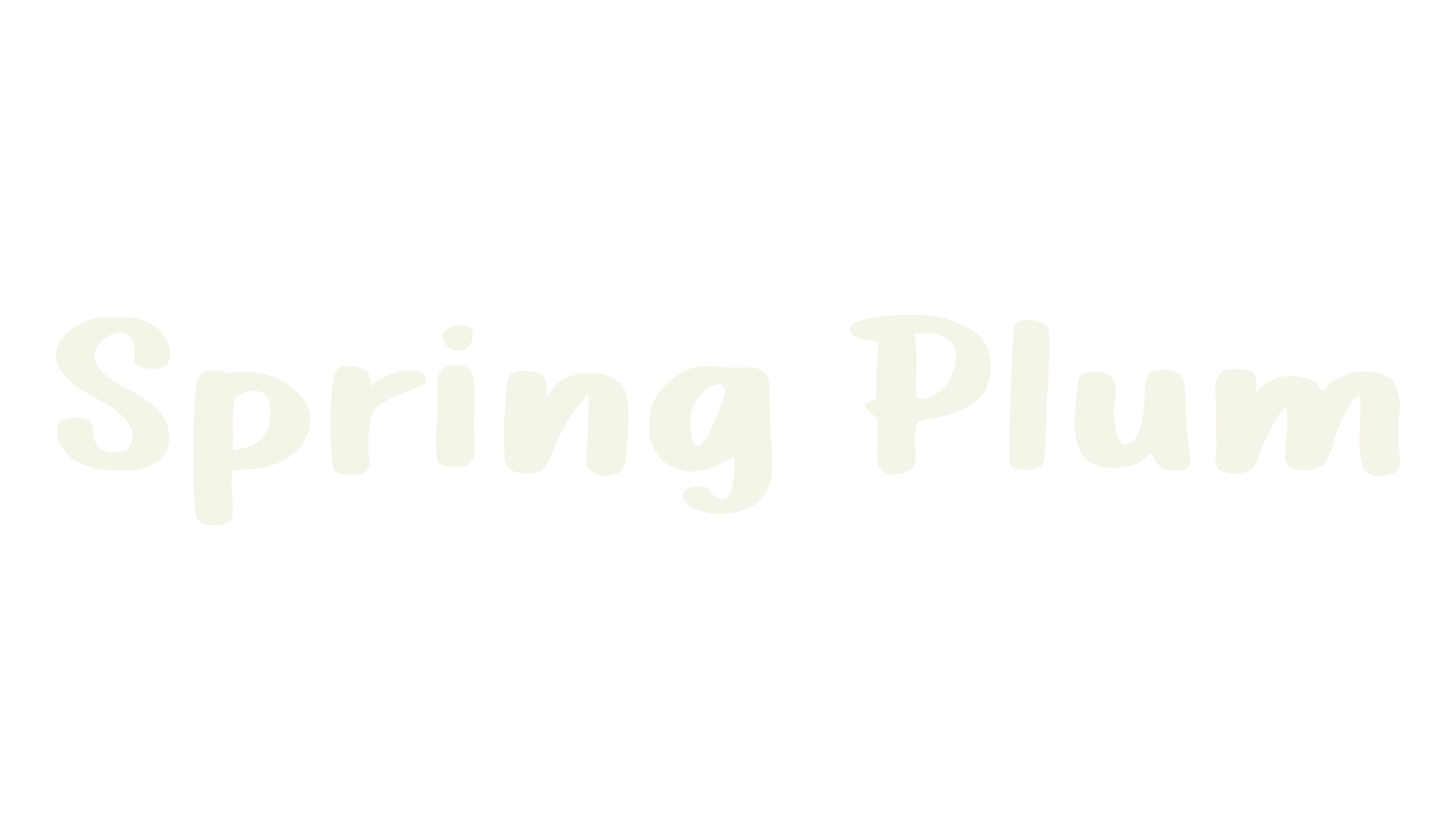 Spring Plum, handwriting font preview