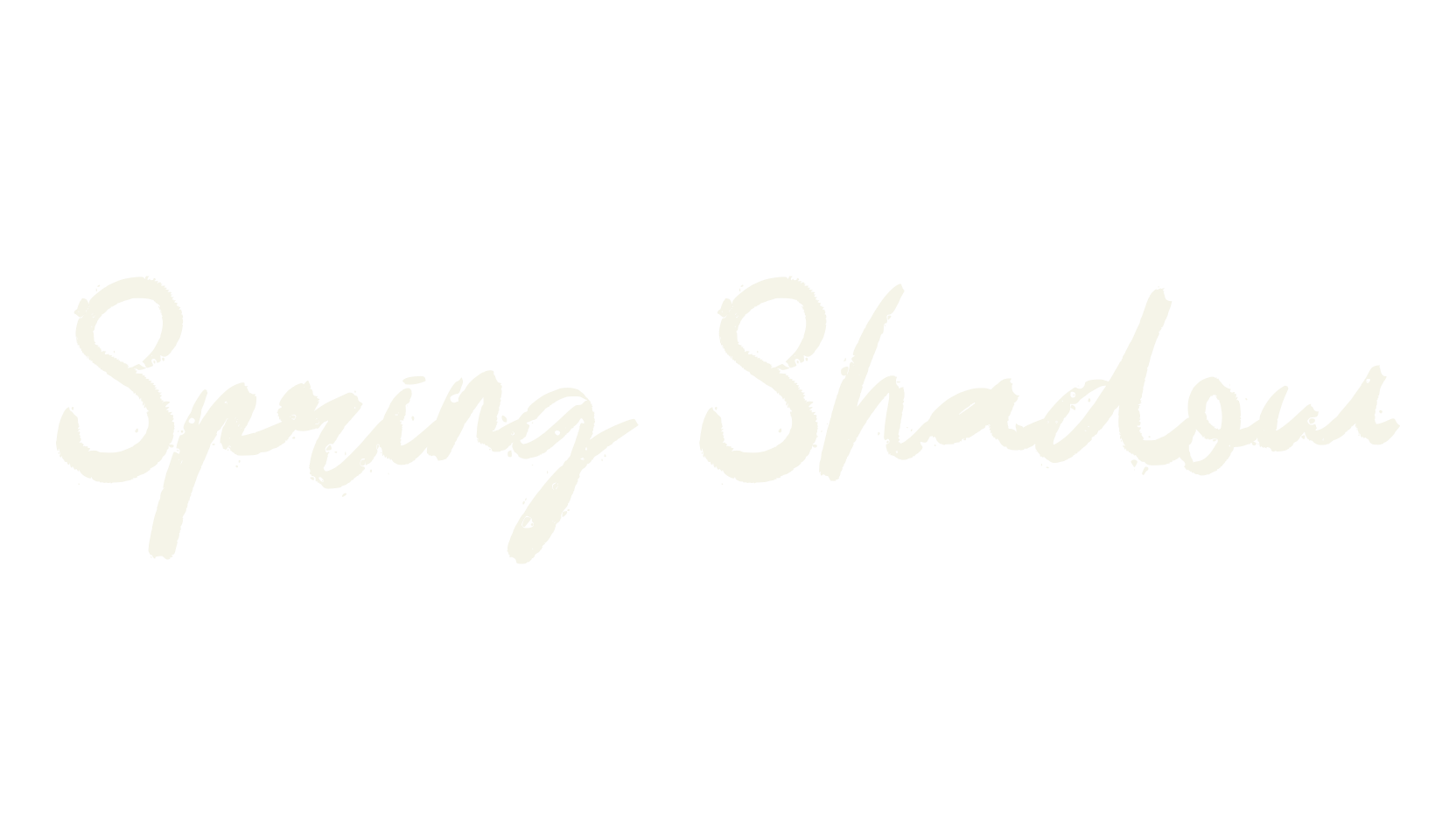 Spring Shadow, procreate font preview