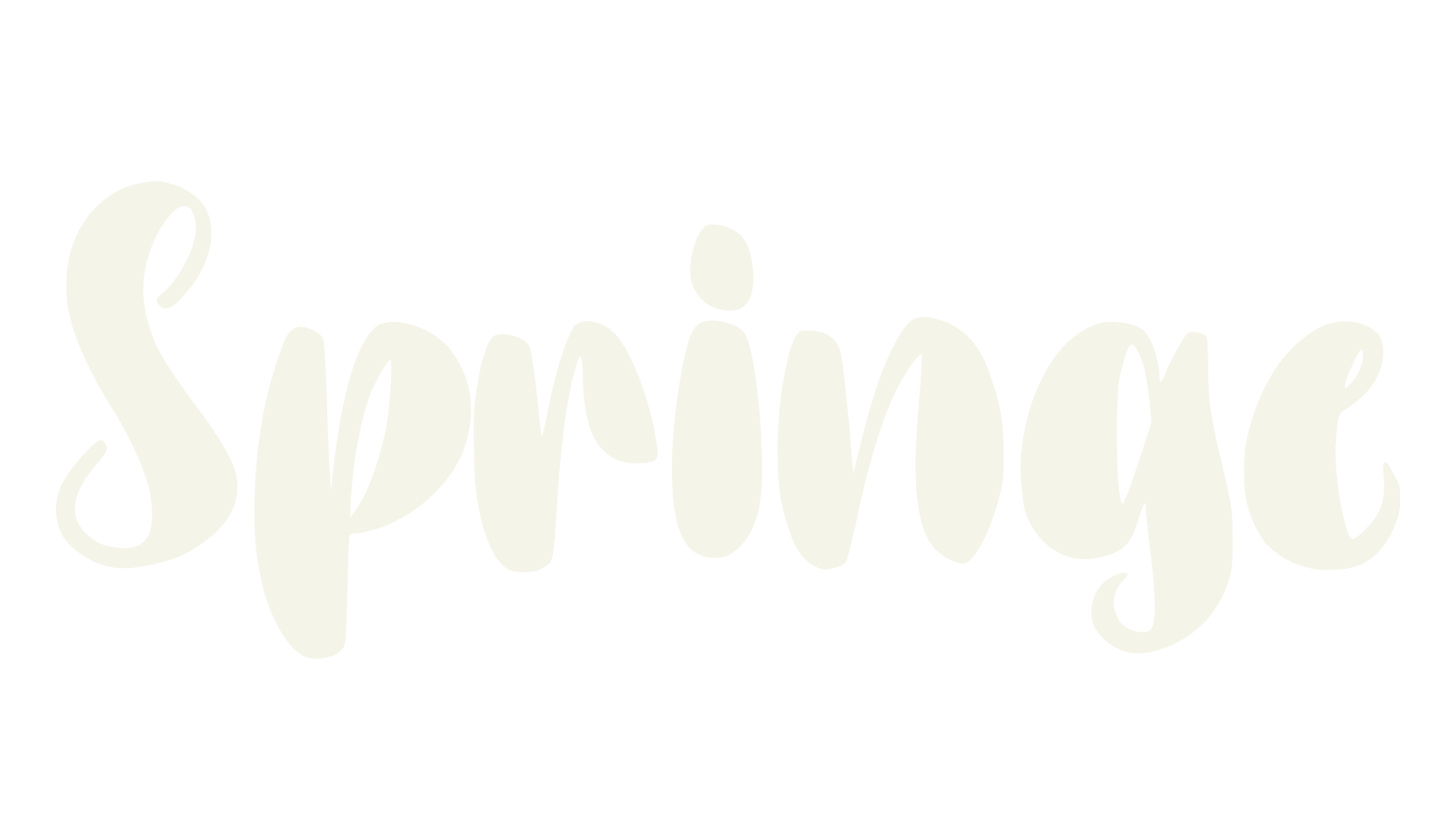 Springe, calligraphy font preview
