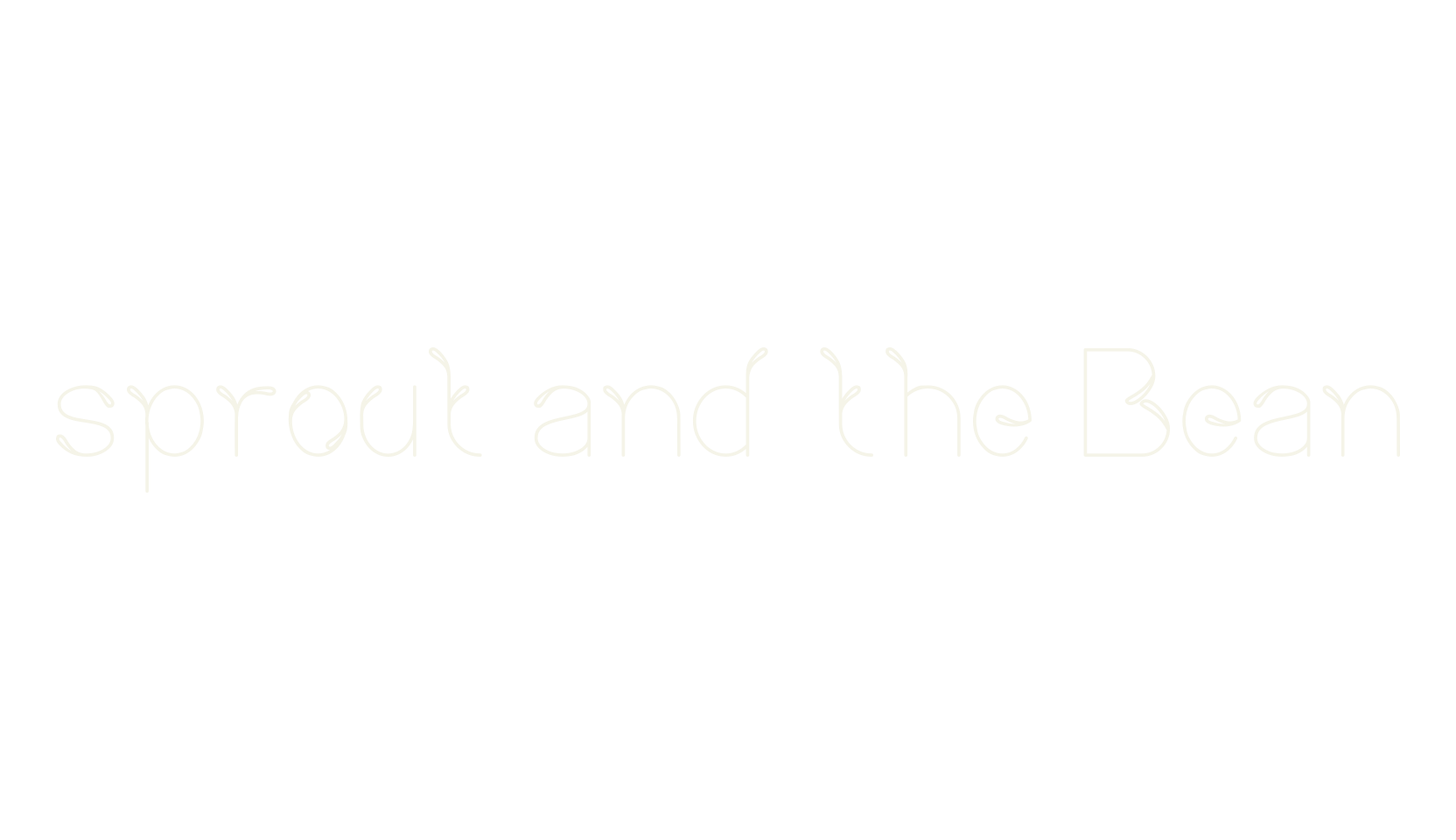 sprout and the Bean, display market font preview