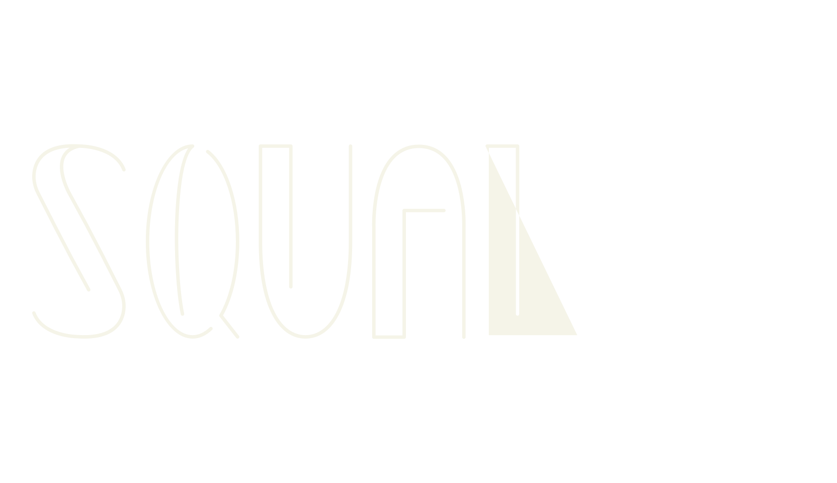 Squalor, outline font preview