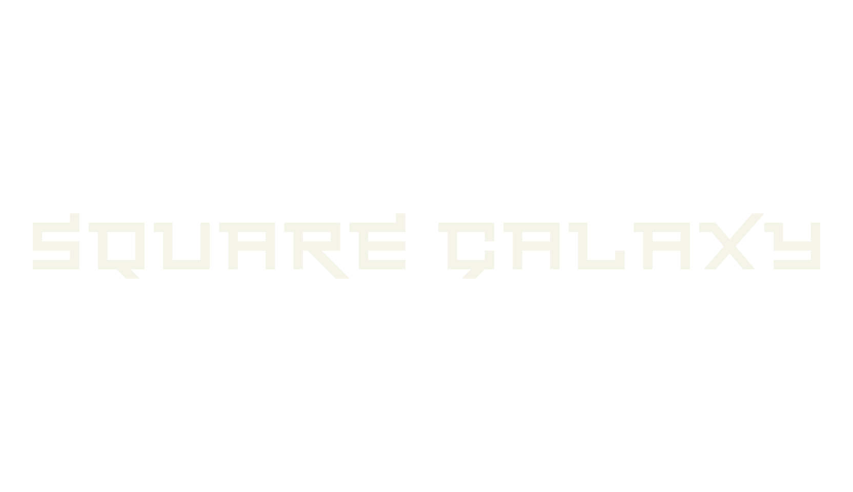 Square Galaxy, display market font preview