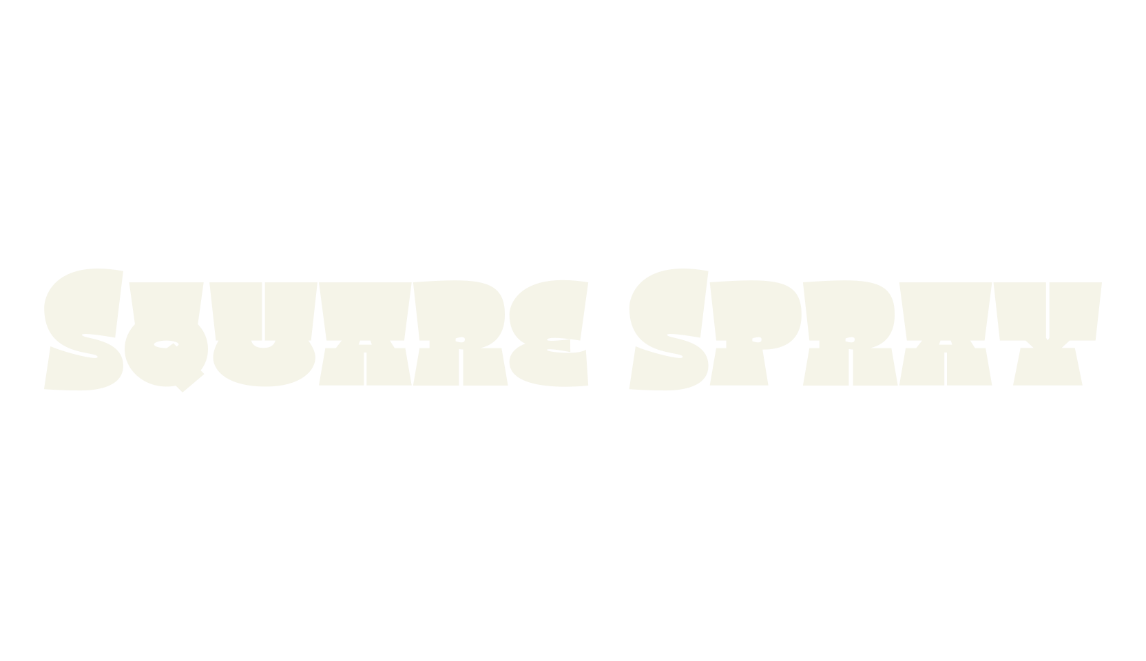 Square Spray, graffiti font preview