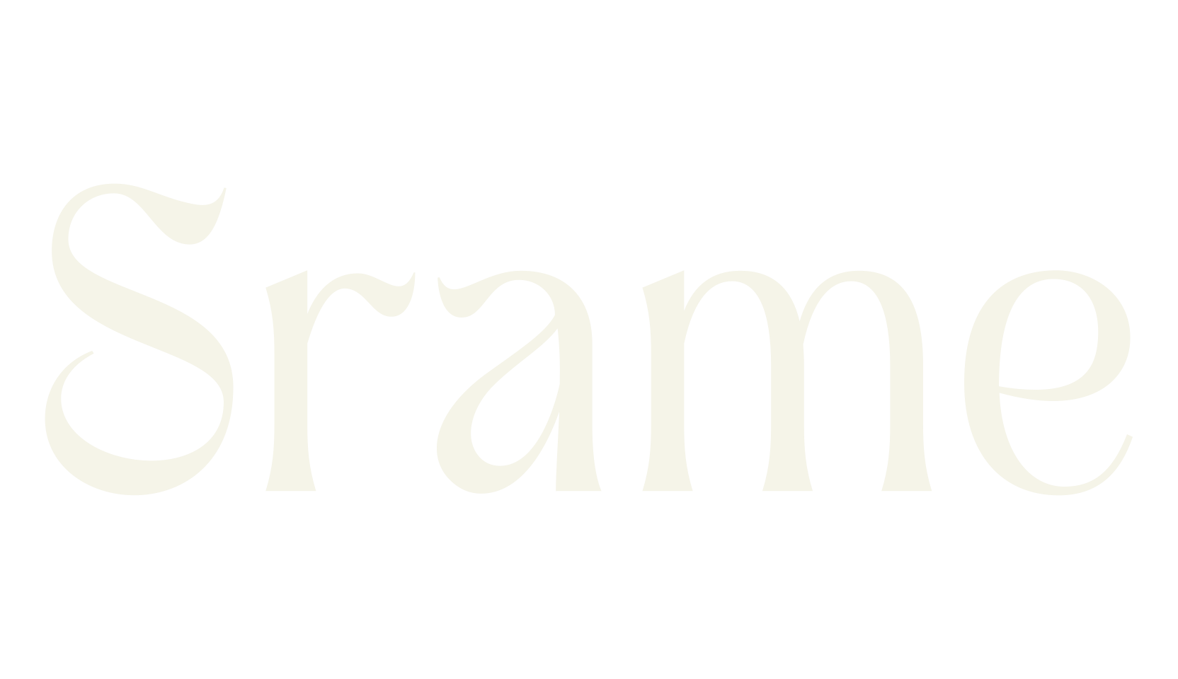 Srame, best font preview