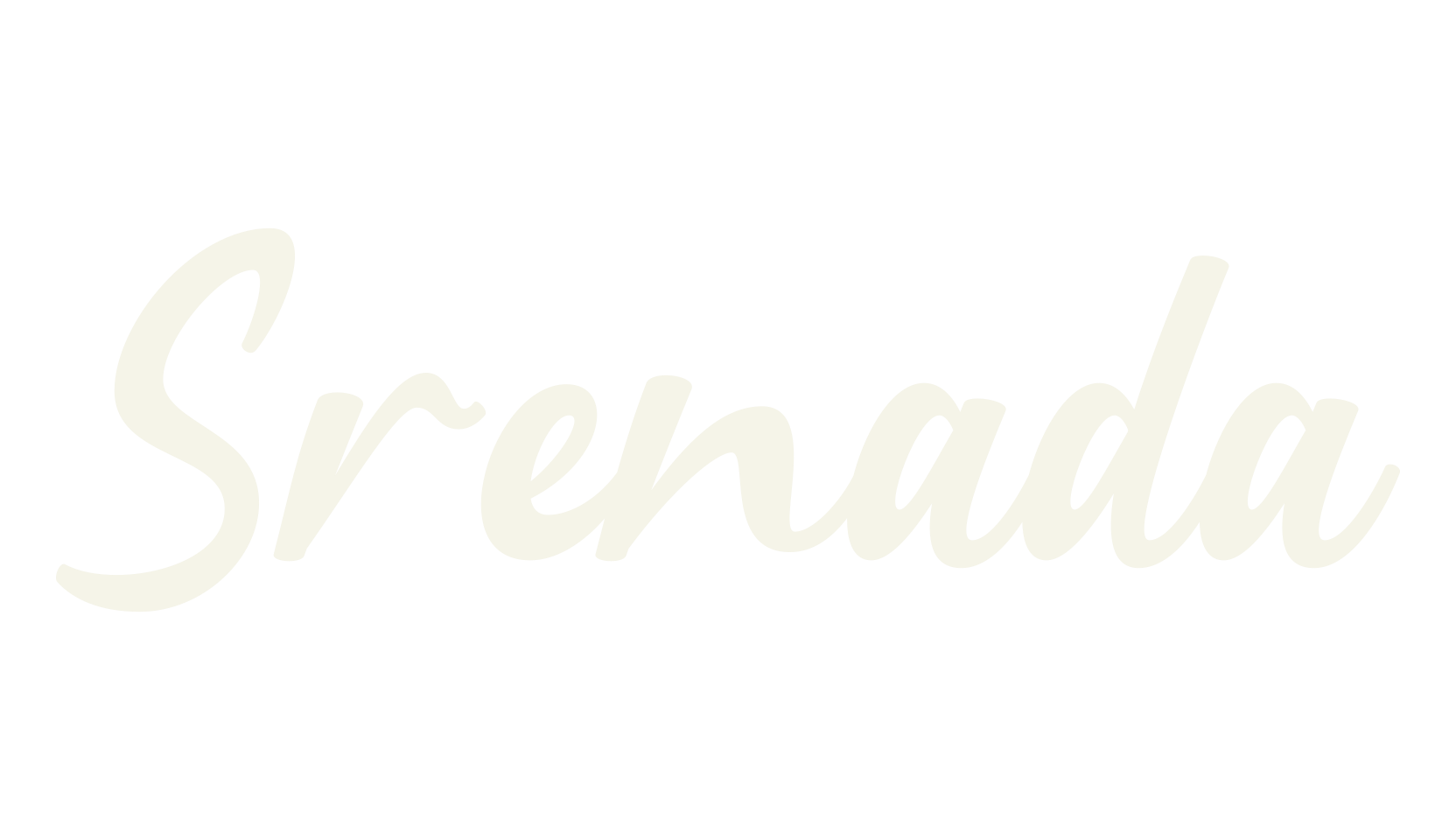 Srenada, fancy font preview